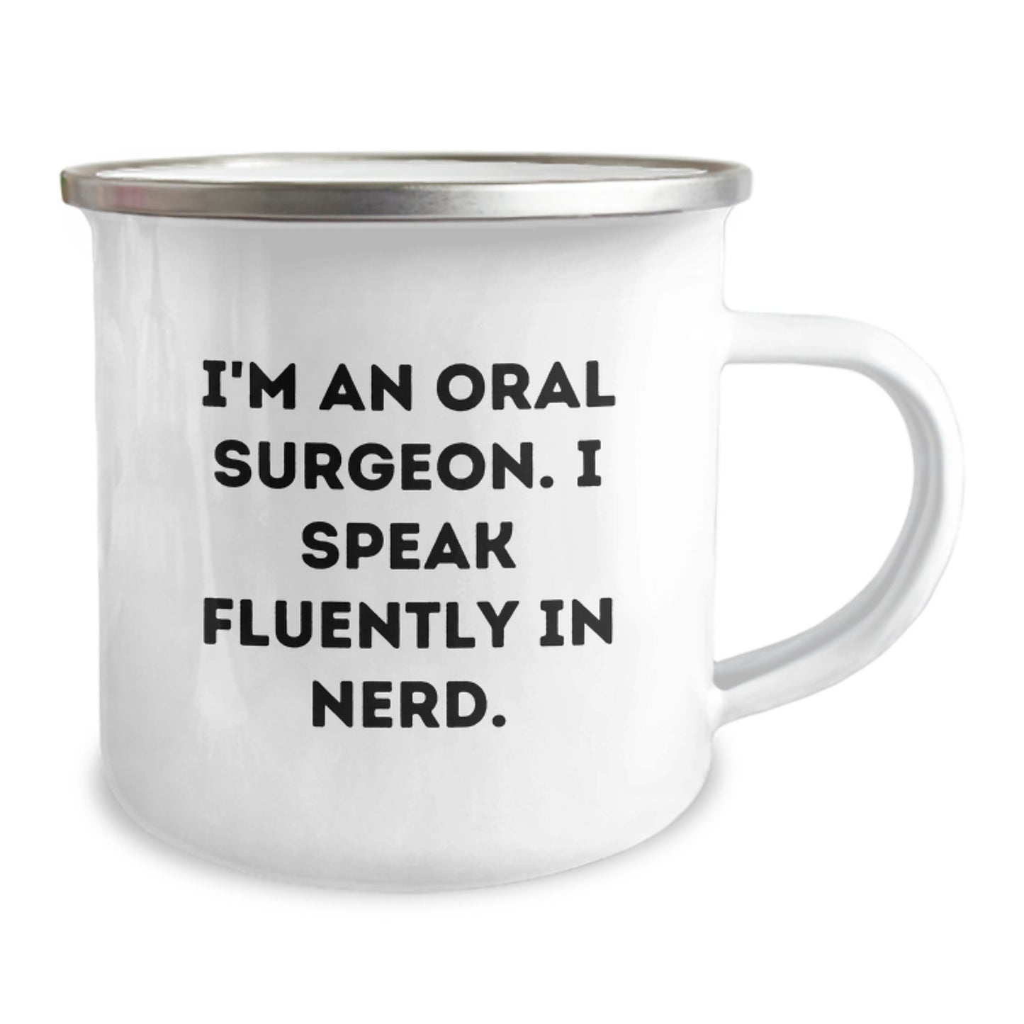 Oral Surgeon Christmas Unique Gifts for Men from Friends, Gifts for Oral Surgeon, Funny Camping Mug, I'm An Oral Surgeon. - Image 2