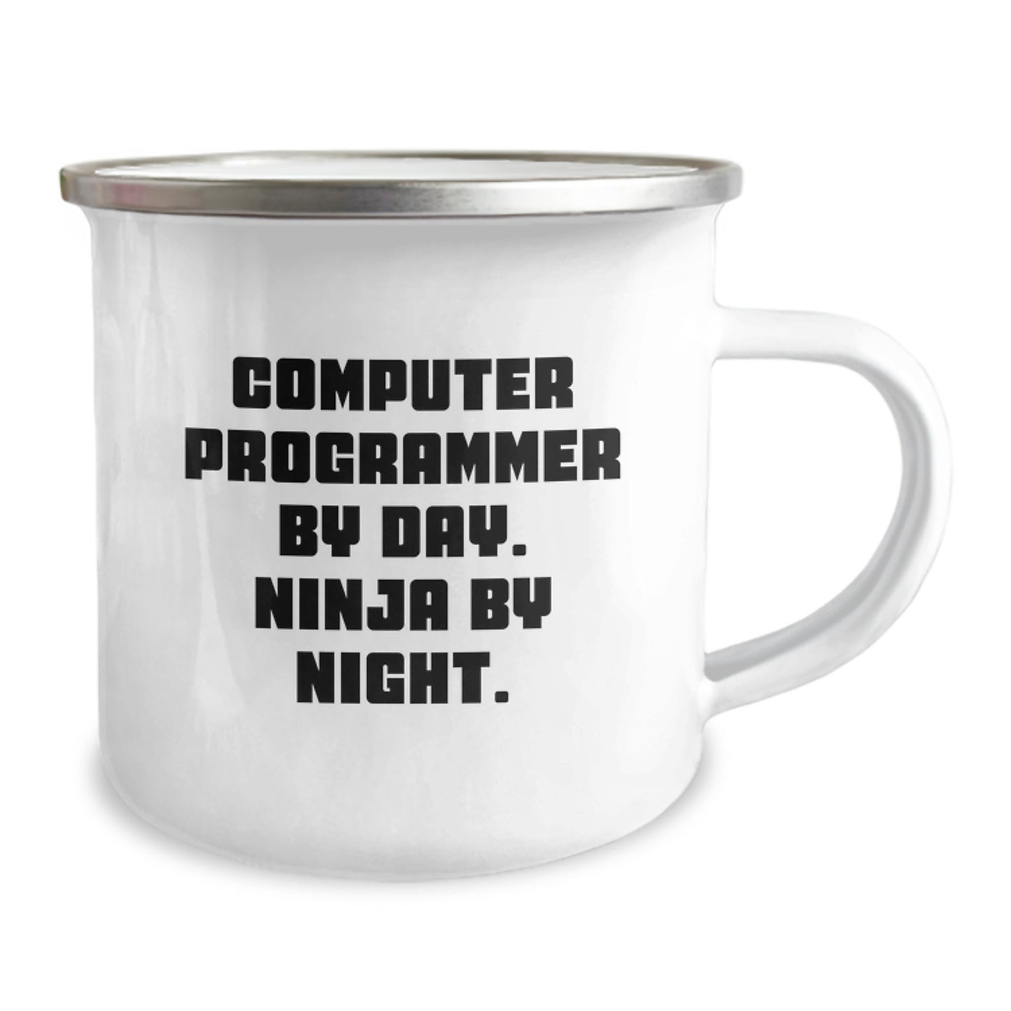 Computer Programmer Gifts from Friends Funny Ninja Mug, Birthday Unique Gifts for Men, Women, Coworkers, Family - Image 2