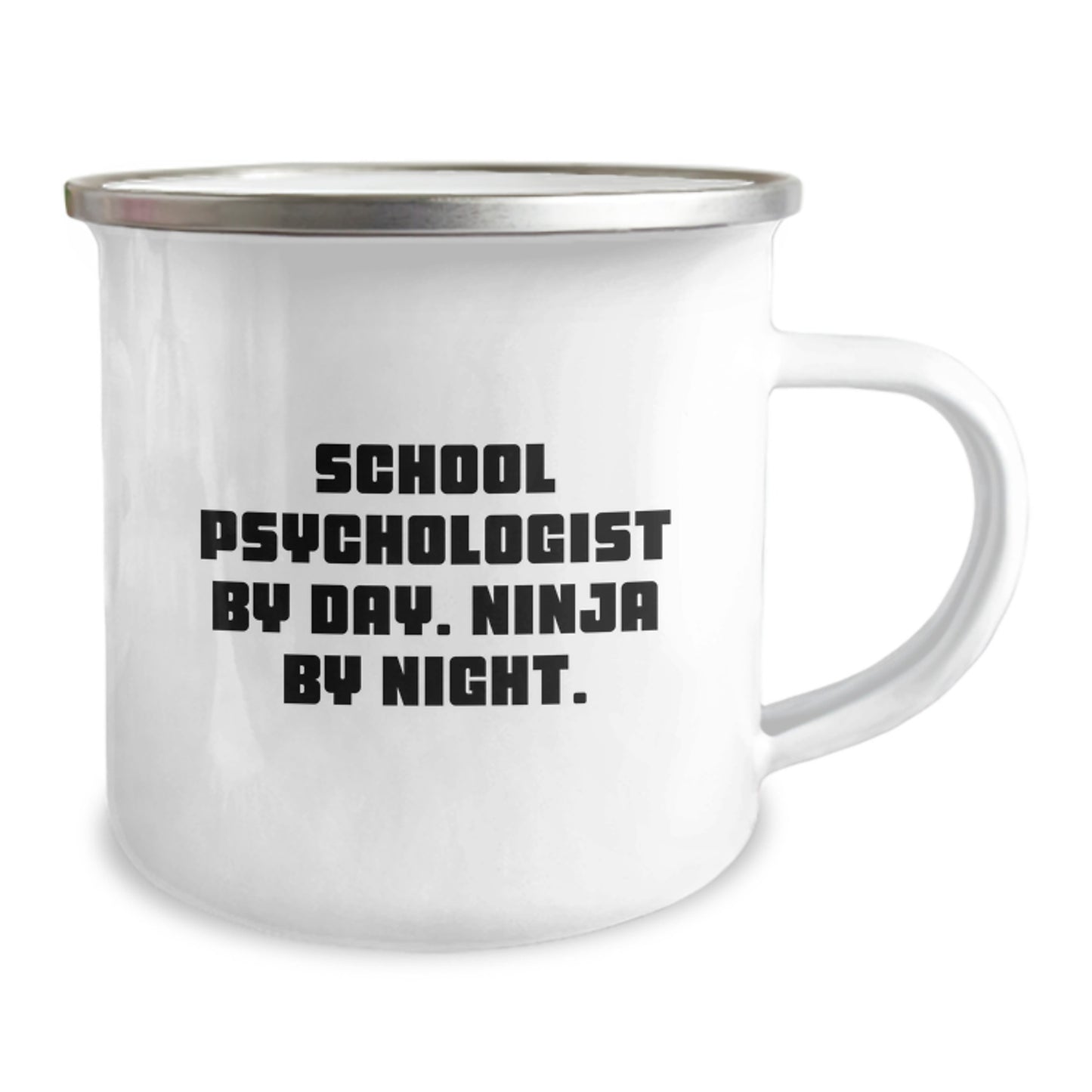 Gifts from Friends for School Psychologist By Day - Funny Christmas Camping Mug, Unique Gifts for School Psychologist, School Psychologist Humor - Image 2