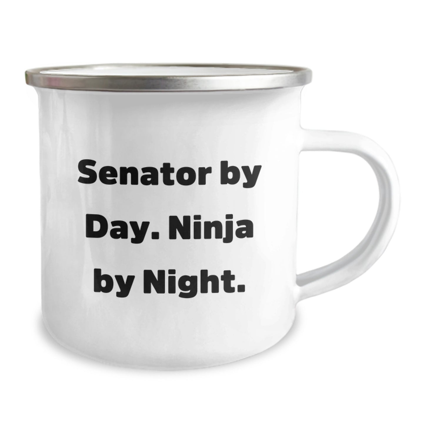 Senator Christmas Unique Gifts from Friends - Funny Senator By Day. Ninja By Night. Camping Mug, Unique Christmas Unique Gifts for Senator, Senator Enthusiast, Senator Lover - Image 2