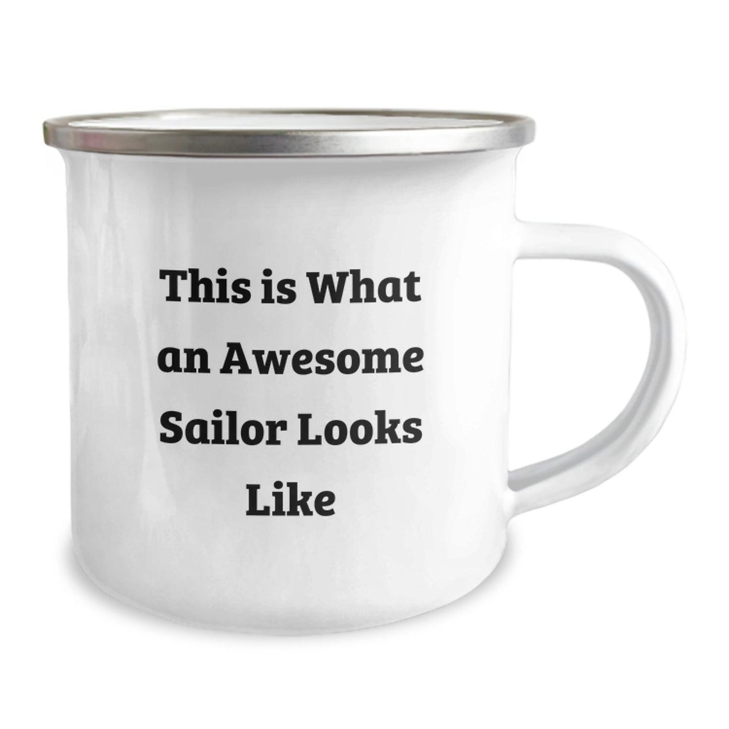 Funny Sailor Gifts for Men and Women, Camping Mug with Inspirational Quote 'This Is What An Awesome Sailor Looks Like', Gifts from Family and Friends for Graduation - Image 2