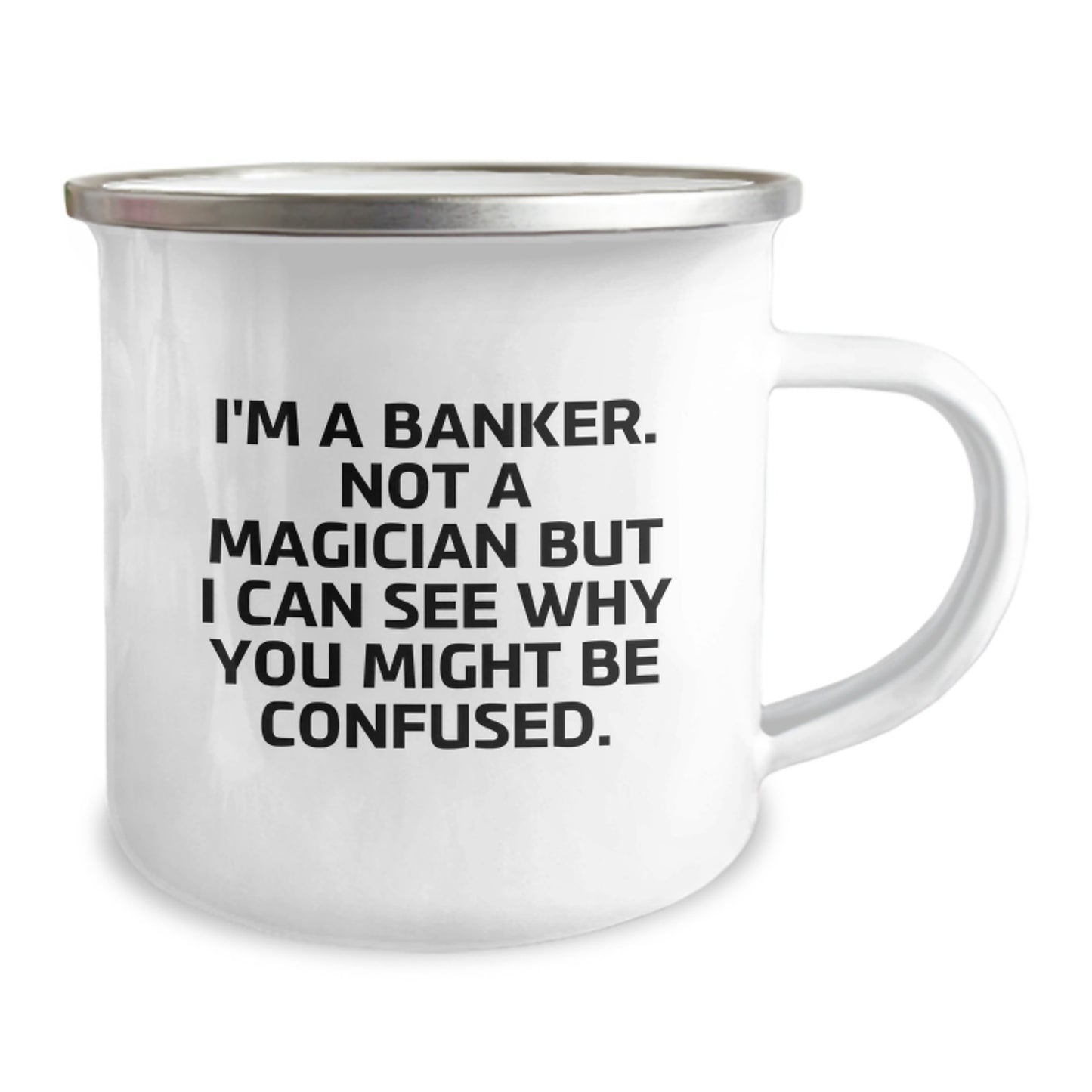 Funny Banker Gifts from Friends - I'm A Banker. Not A Magician... Unique Birthday Unique Gifts for Bankers - Image 2