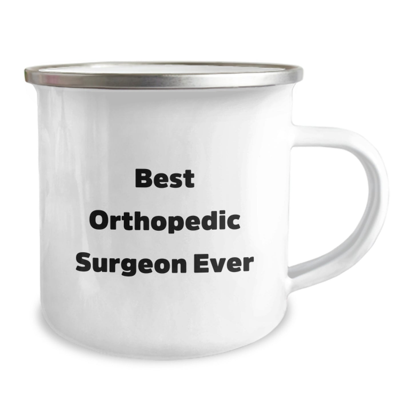 Unique Christmas Unique Gifts from Friends for the Best Orthopedic Surgeon Ever Funny Quote Camping Mug - Image 2