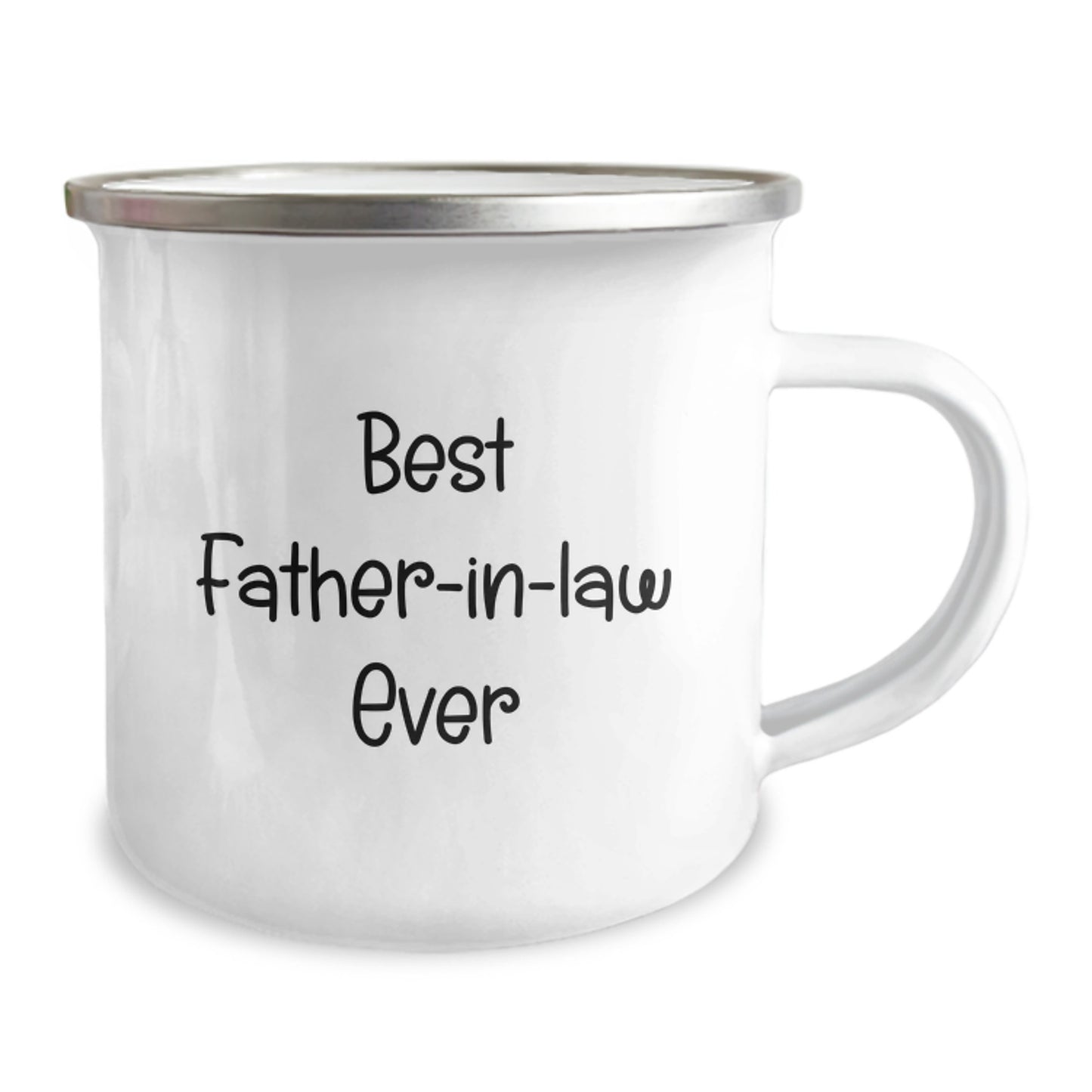 Funny Sayings Gifts from Men to Father-in-law, Best Father-in-law Ever Camping Mug Christmas Unique Gifts - Image 2