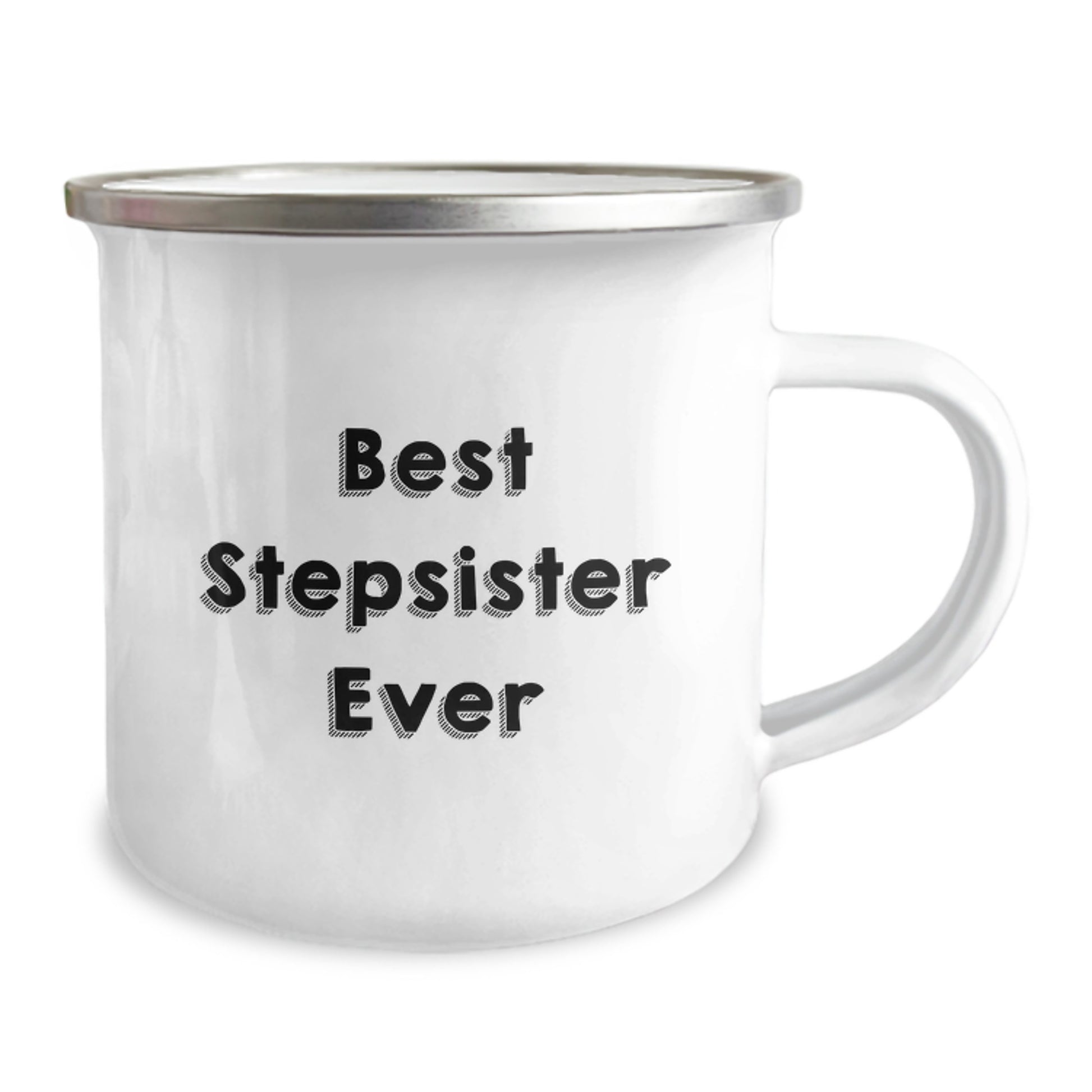 Funny Stepsister Gifts from Men, Unique Camping Mug for Best Stepsister Ever, Graduation Unique Gifts - Image 2