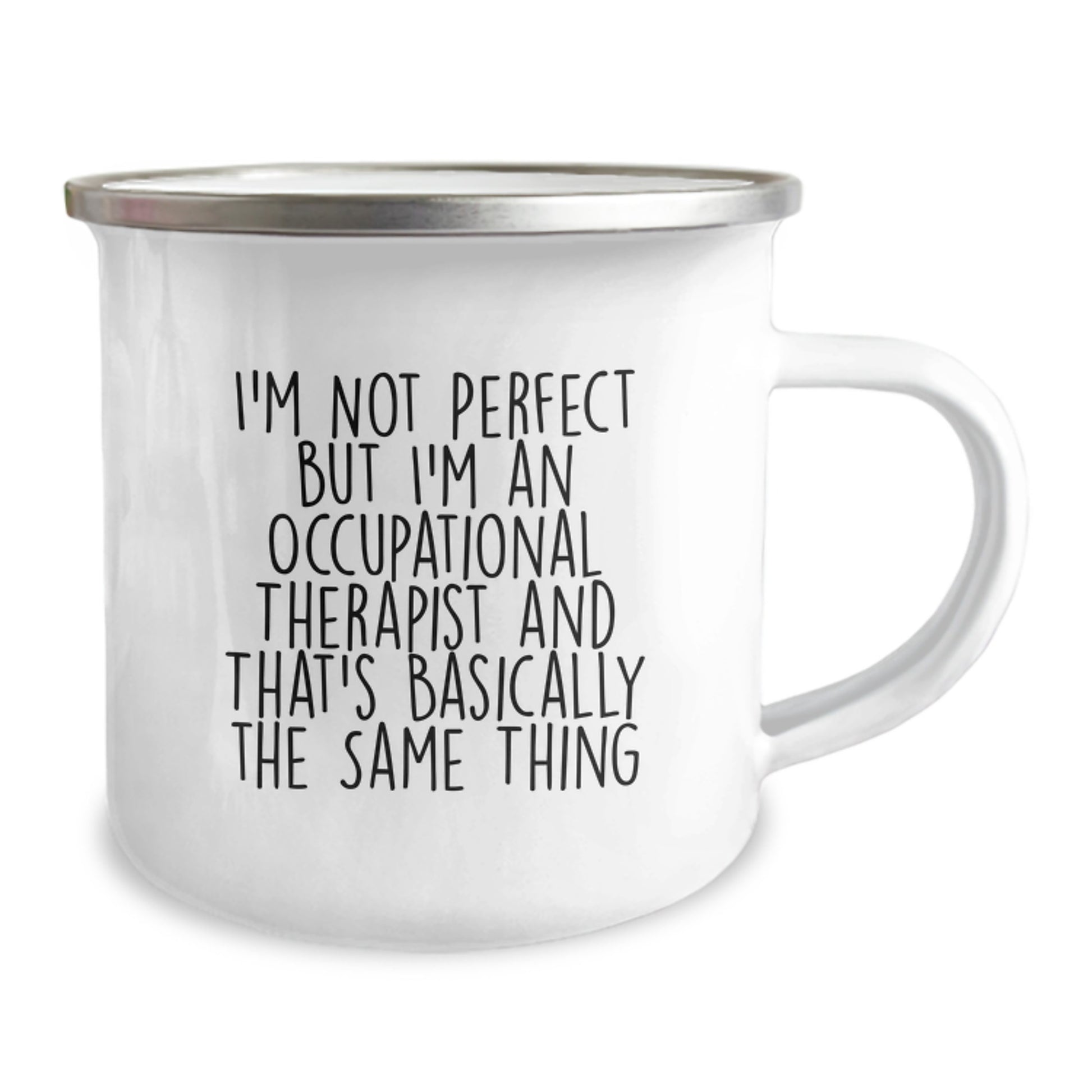 Occupational Therapist Gifts, Funny Quote Camping Mug, Birthday Present from Friends to Occupational Therapist - Image 2
