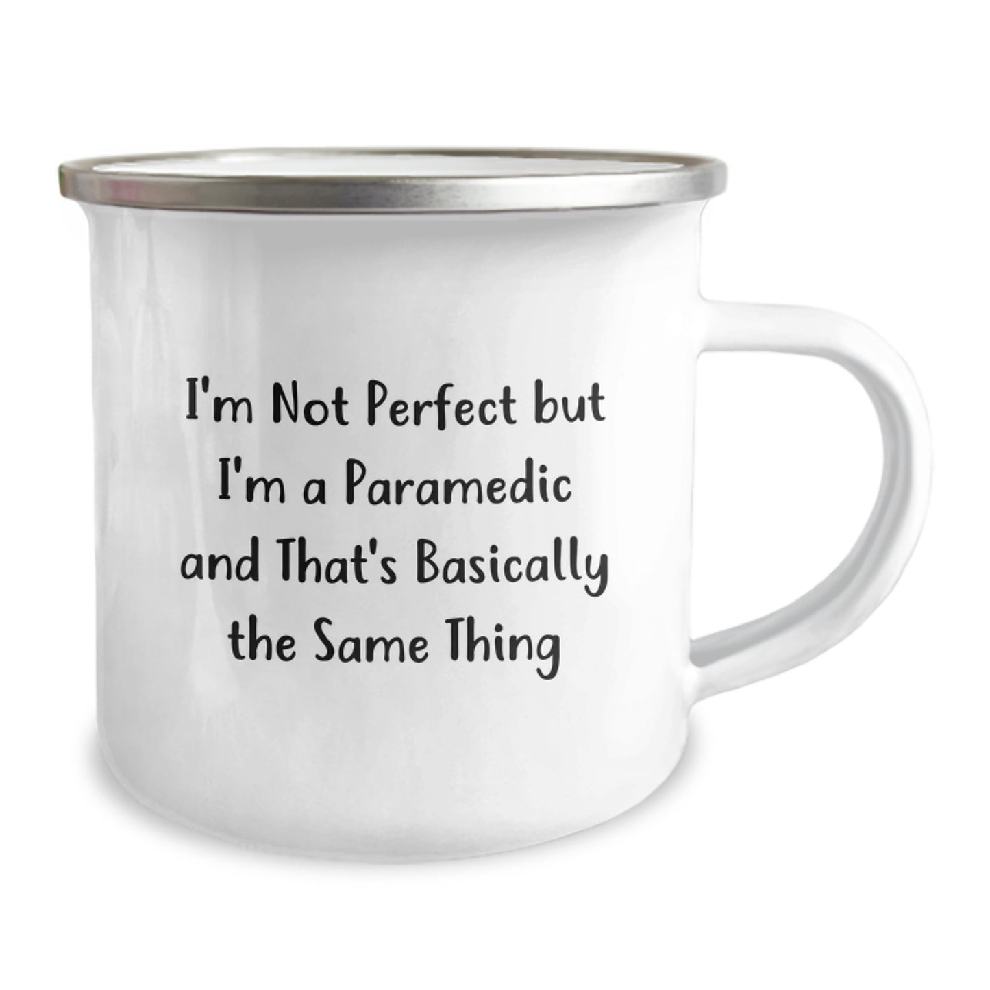 Rescue Worker Quote Camping Mug, Funny Gifts from Friends to Rescue Worker, Birthday Unique Present for Men, Women, Coworkers, Family - Image 2