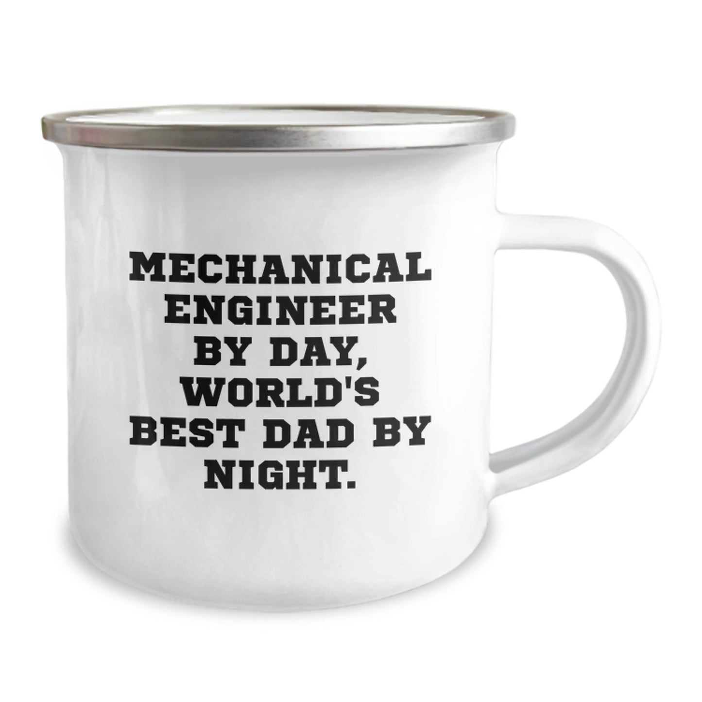 Unique Gifts for Mechanical Engineer - Mechanical Engineer Dad Funny Quote, Stainless Steel Camping Mug for Men, Christmas Unique Gifts from Friends - Image 2