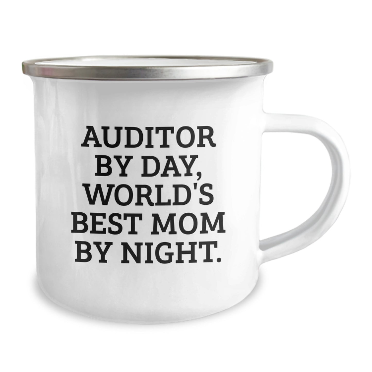 Funny Auditor Camping Mug, Gifts from Mom, Perfect for World's Best Auditor Gifts, Christmas Unique Gifts for Mom, Auditor Enthusiasts - Image 2