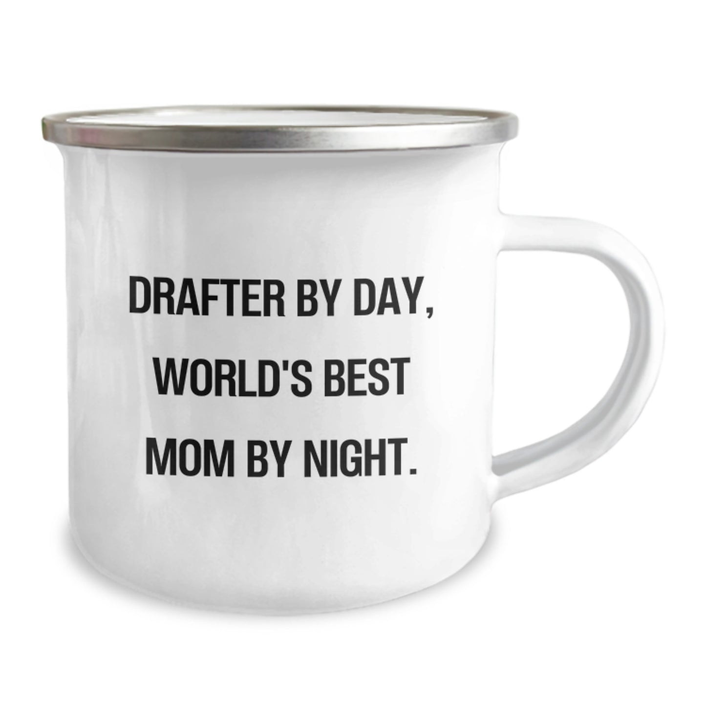 Funny Drafter Gifts for Him, Drafter By Day, World's Best Dad By Night Camping Mug, Unique Valentine's Gifts from Husband to Drafter - Image 2