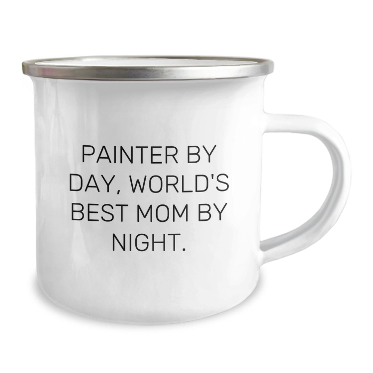 Funny Painter Gifts for Men from World's Best Mom By Night - Christmas Unique Gifts for Painter Lover - Camping Mug for Painter Enthusiast - Image 2