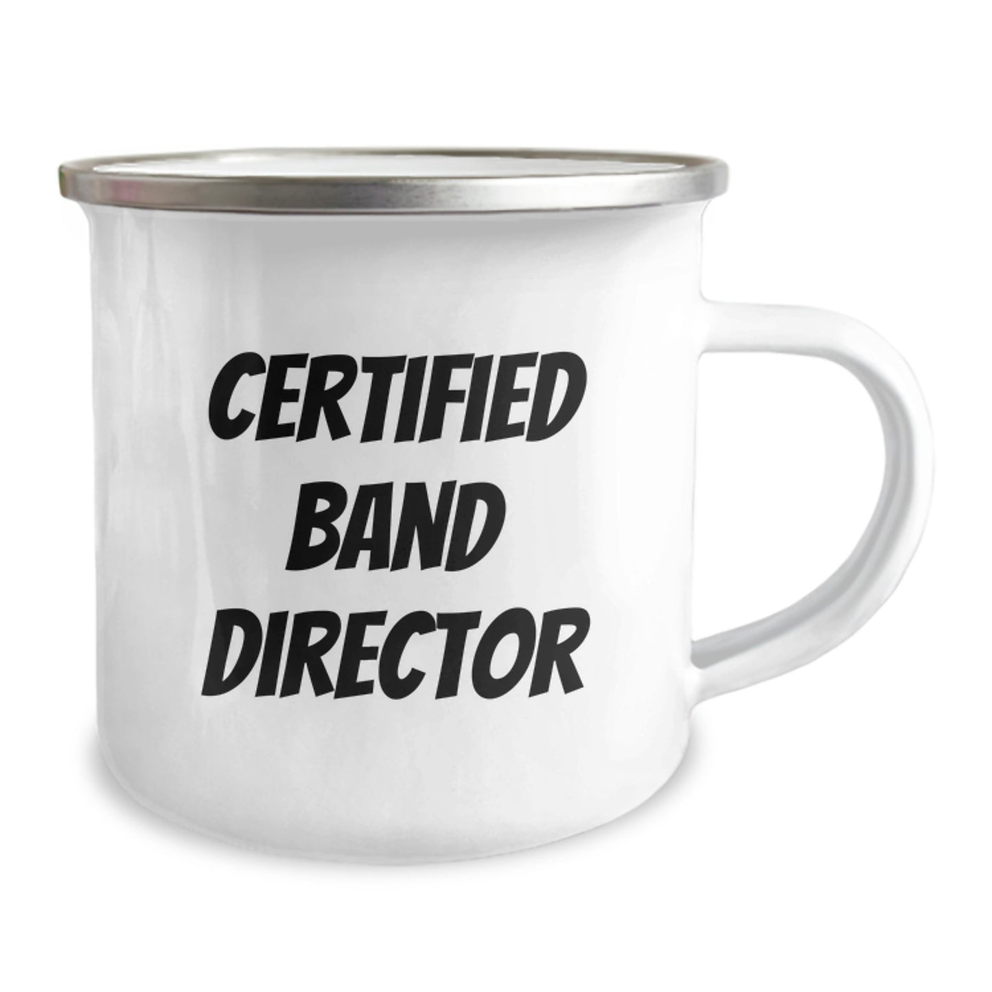 Funny Gifts from Friends for Band Directors, Certified Band Director Camping Mug, Christmas Unique Presents for Men - Image 2