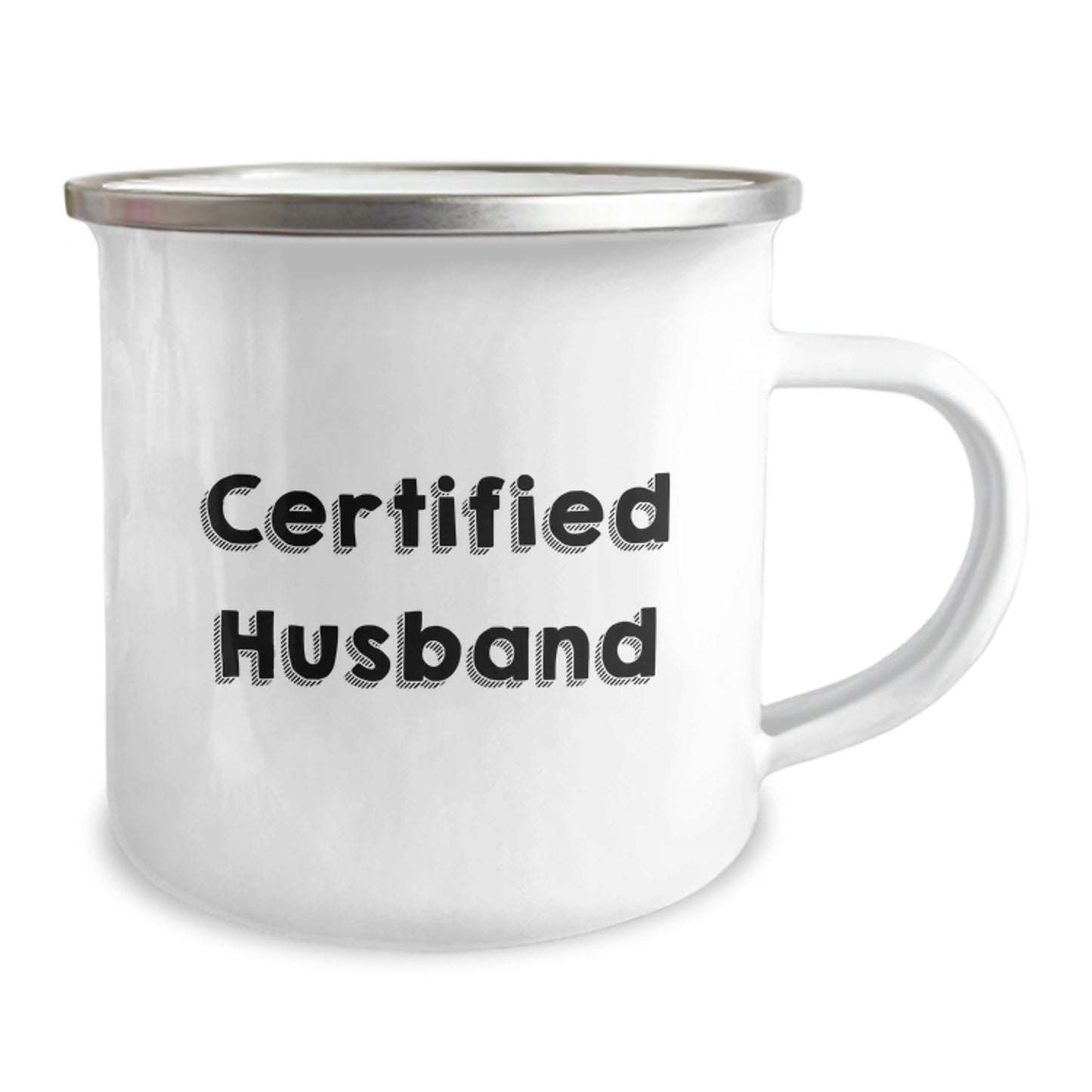 Funny Quotes Certified Husband Camping Mug Great Gifts for Husband Husband Friends Family Christmas - Image 2