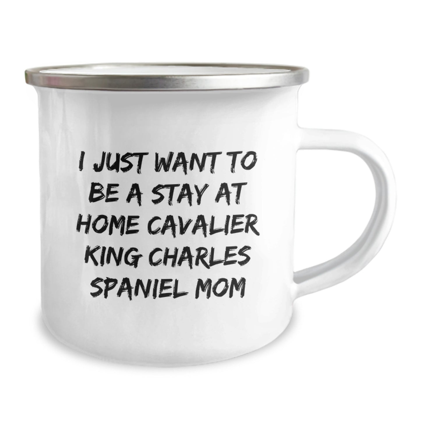 Cavalier King Charles Spaniel Dog Mom Christmas Camping Mug, Funny Gift from Mom, Friends, Family, Perfect for Stay at Home Mom - Image 2