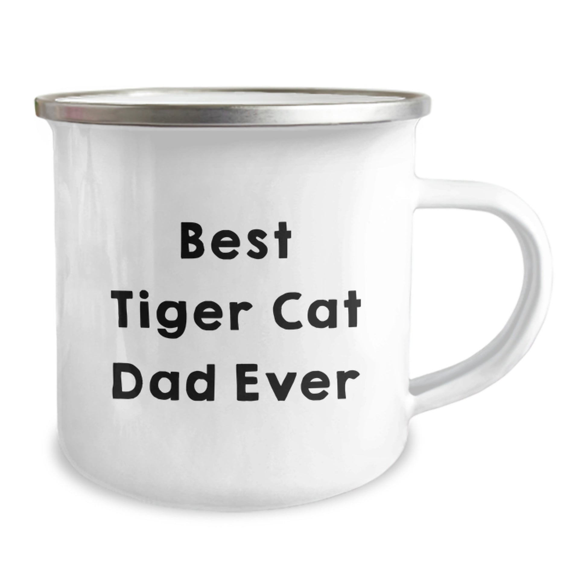 Tiger Cat Dad Gifts, Funny Quote Camping Mug, Birthday Unique Gifts from Men, Tiger Cat Enthusiasts - Image 2