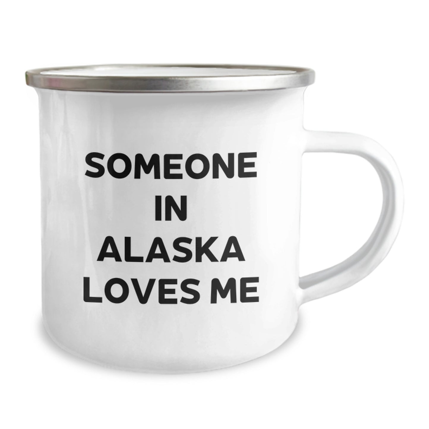 Someone in Alaska Loves Me Funny Camping Mug for Birthday Unique Gifts from Friends to Family - Image 2