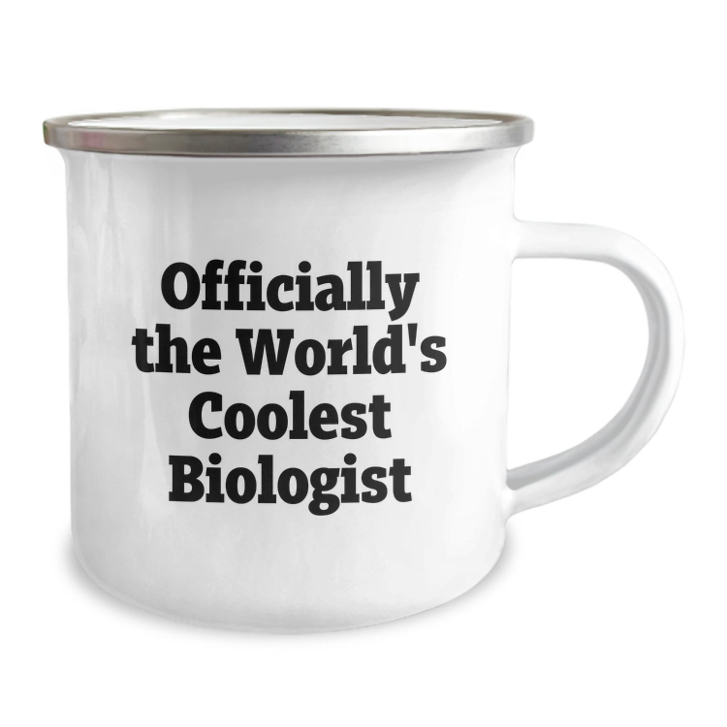 Gifts for Biologists - Officially The World's Coolest Biologist Quote Funny Camping Mug, Ideal Gift for Men, Friends, Family, Christmas Unique Ideas - Image 2