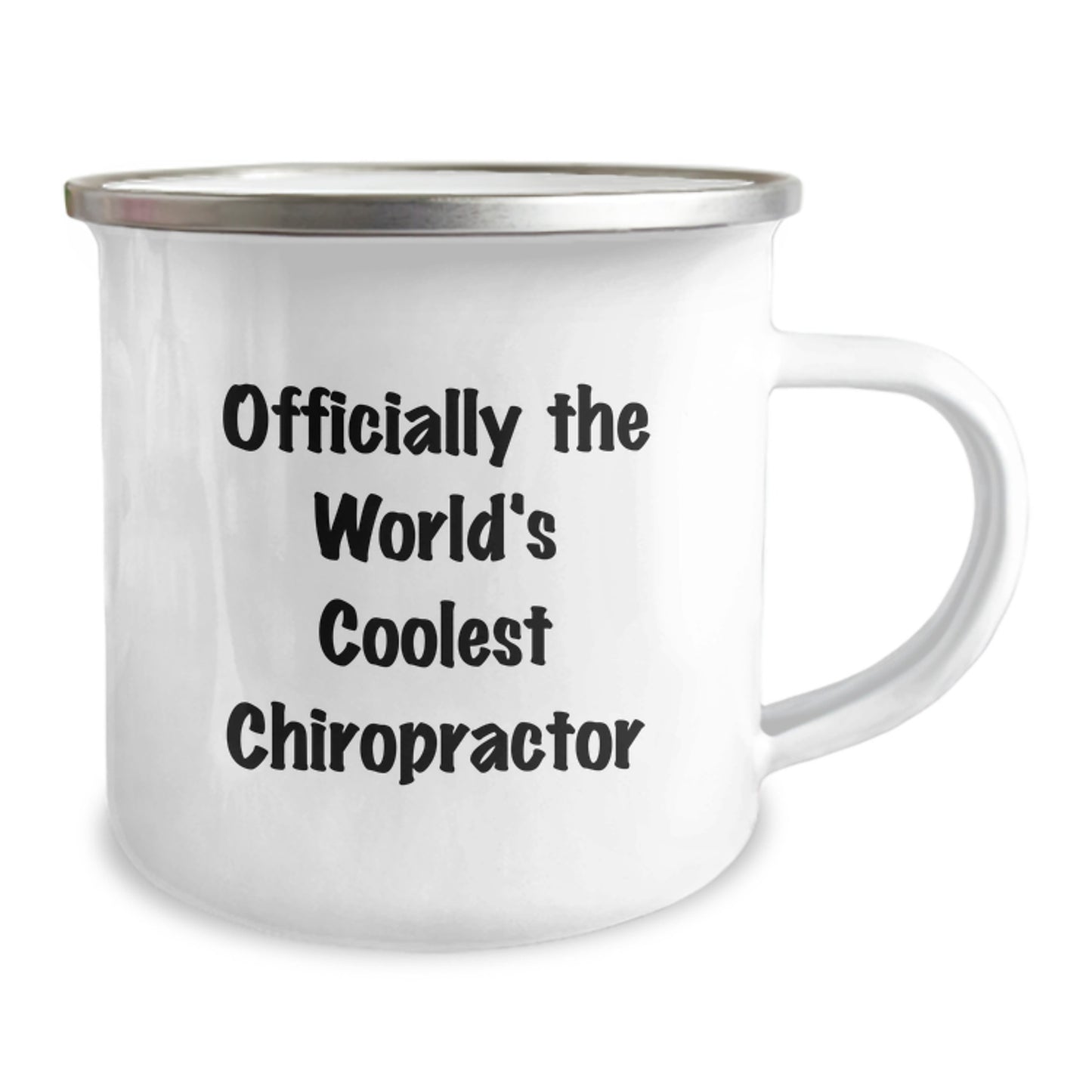 Gifts from Friends for Chiropractor - Funny Camping Mug, Officially The World's Coolest Chiropractor, Christmas Unique Gifts - Image 2