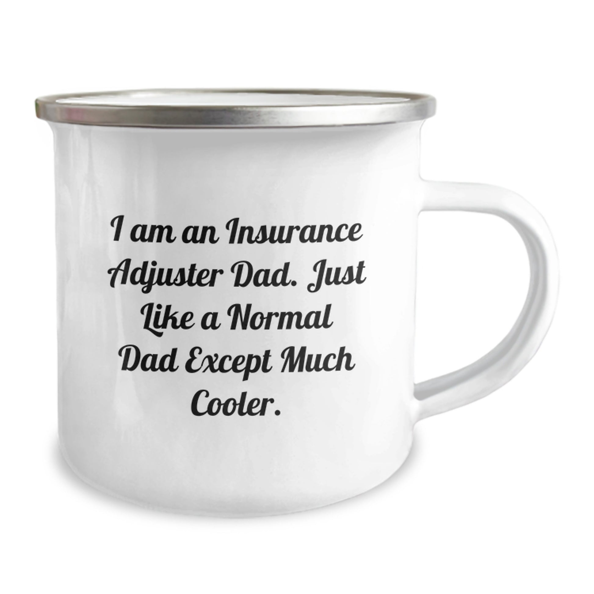 Funny Insurance Adjuster Gifts for Insurance Adjuster Dad, Camping Mug, Gifts from Dad to Insurance Adjuster Men, Christmas Unique Gifts - Image 2