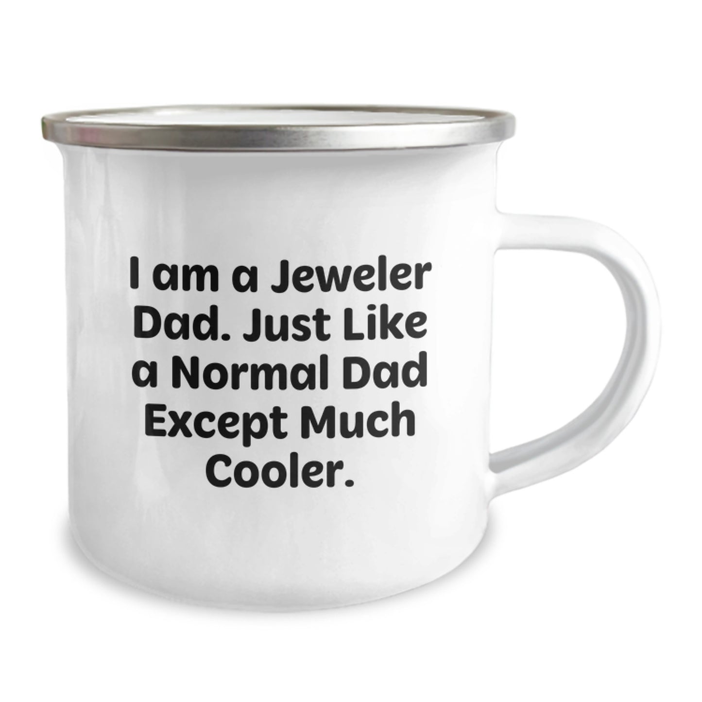 Funny Jeweler Gifts from Dad, Camping Mug for Men, Unique Christmas Unique Gifts - Image 2