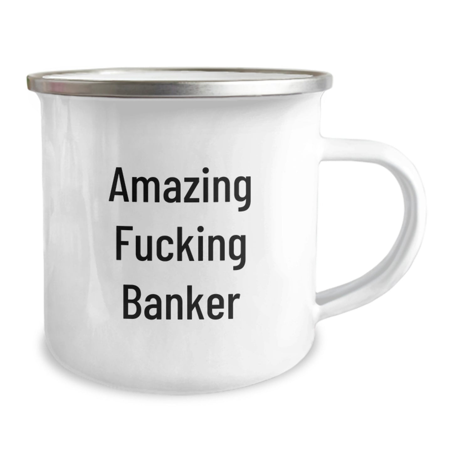 Funny Banker Gifts, Christmas Unique Mugs for Bankers, Amazing F--king Banker Quote Gifts from Coworkers for Men - Image 2