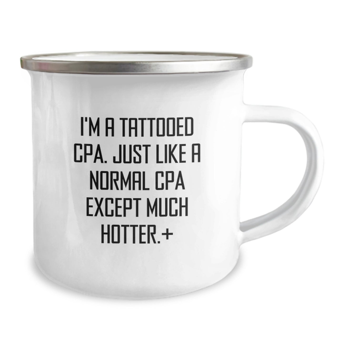 Funny CPA Gifts from Friends - I'm A Tattooed CPA, Camping Mug for Men, Unique Christmas Unique Gifts for CPAs - Image 2