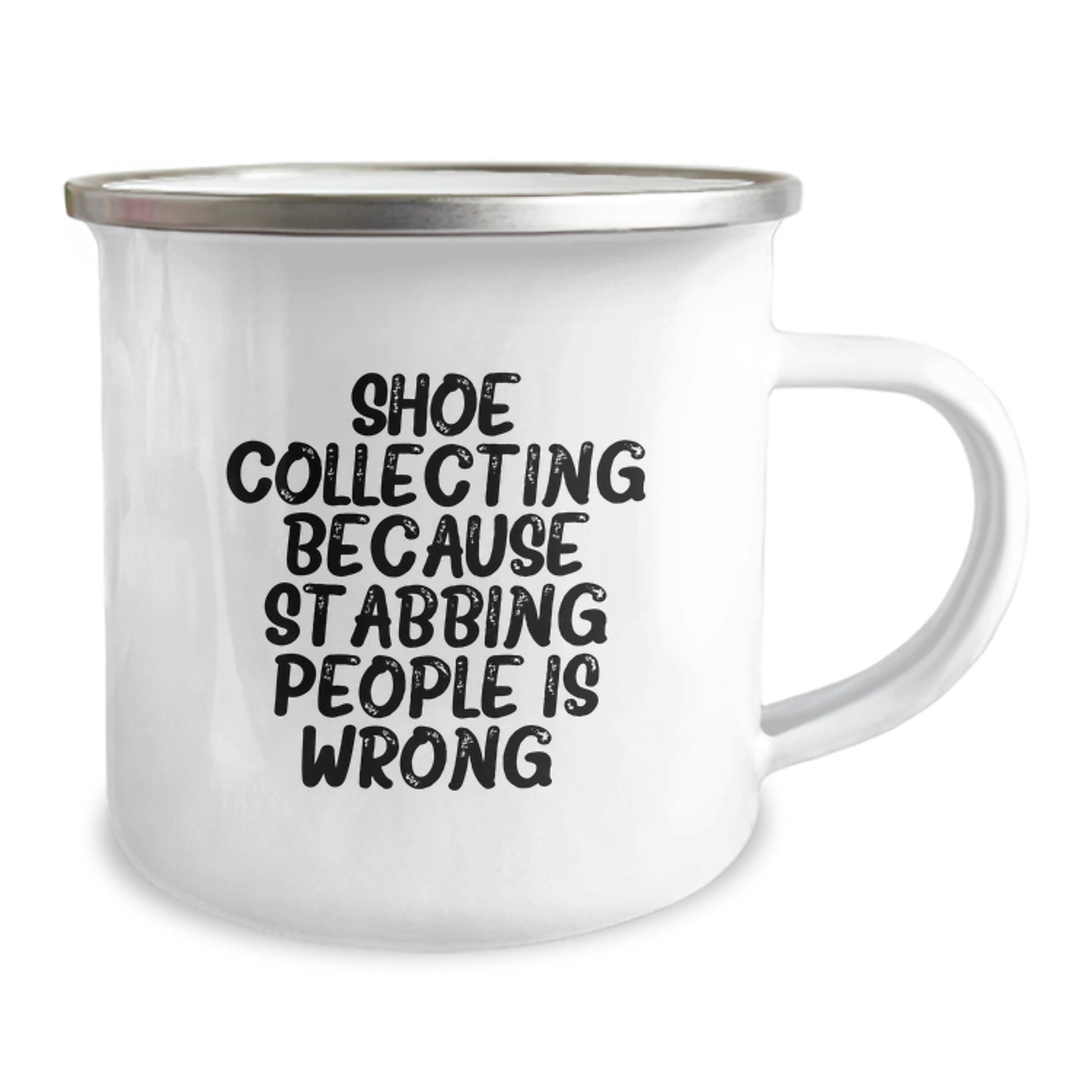 Funny Shoe Collecting Camping Mug Gifts for Men from Friends - Christmas Unique - Image 2