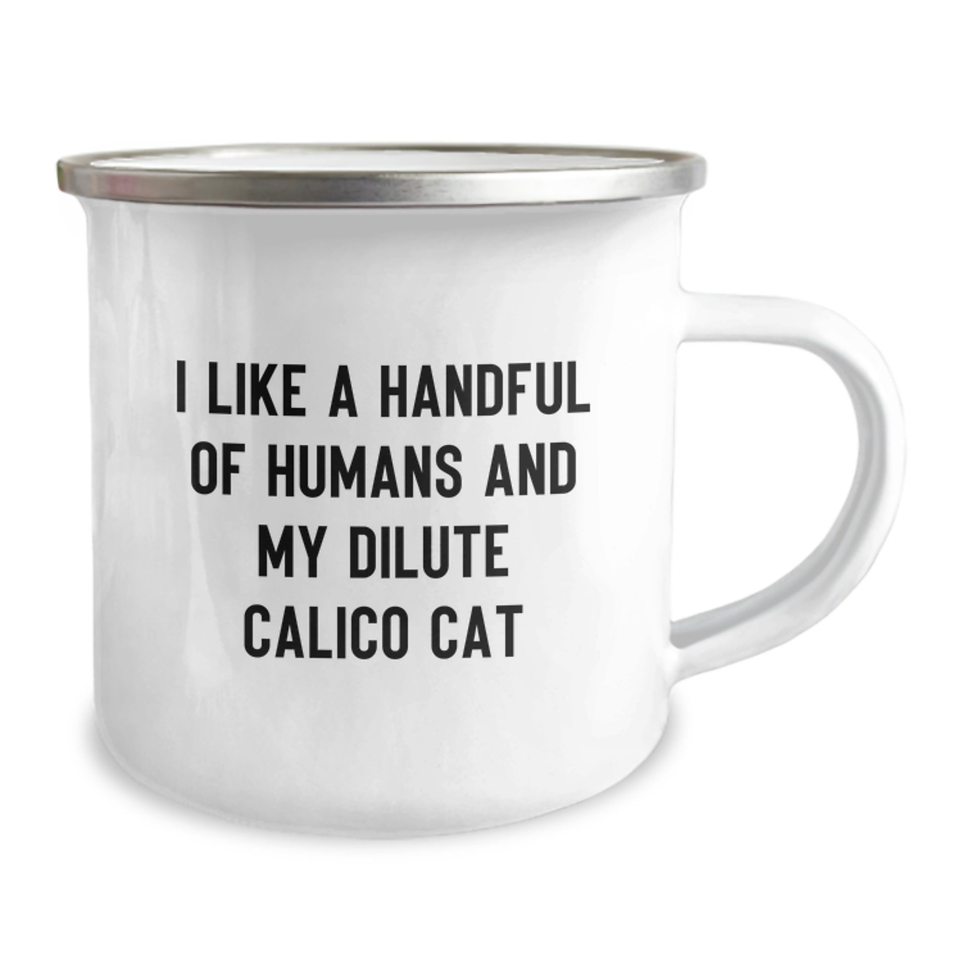 Dilute Calico Cat Lover's Camping Mug Gift for Cat Enthusiasts - Funny Quote Mug Gifts from Family to Dilute Calico Cat Owners at Christmas Unique Gifts - Image 2