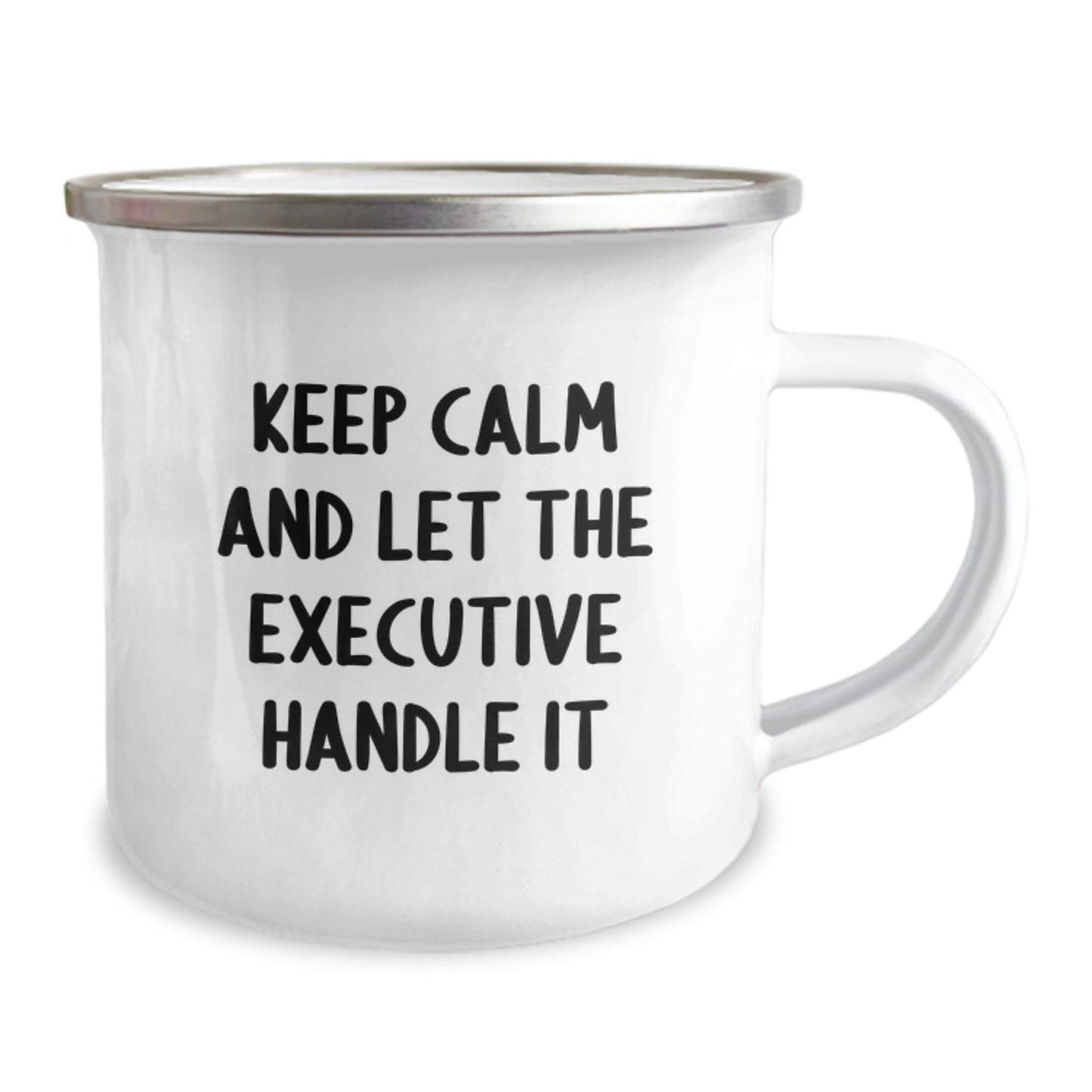 Executive Christmas Unique Gifts from Friends, Funny Camping Mugs for Executive Men, Keep Calm And Let The Executive Handle It, Unique Executive Gift Ideas for Executive Coworkers - Image 2