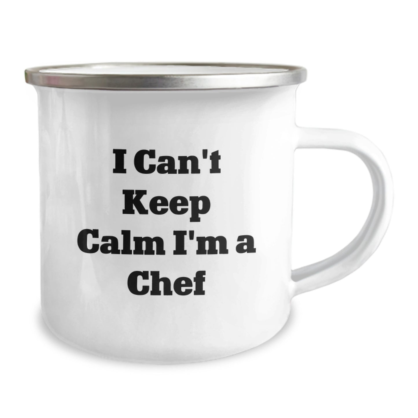 Funny Chef Gifts from Men to Friends - I Can't Keep Calm I'm A Chef Christmas Unique Mug - Camping Mug for Chef Enthusiasts - Image 2