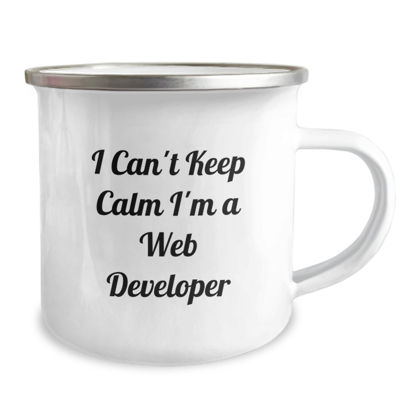 Funny I Can't Keep Calm I'm A Web Developer Web Developer Gifts from Friends for Graduation Unique Mugs - Image 2