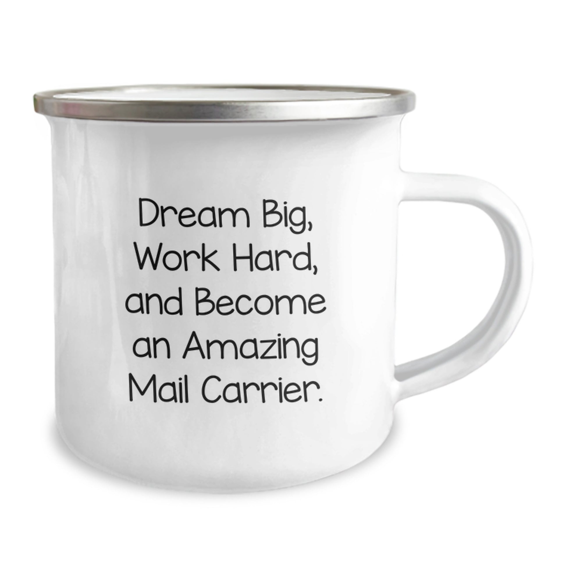 Inspiring Mail Carrier Gifts from Friends and Family for Christmas Unique Mugs - 'Dream Big, Work Hard, and Become an Amazing Mail Carrier' - Image 2