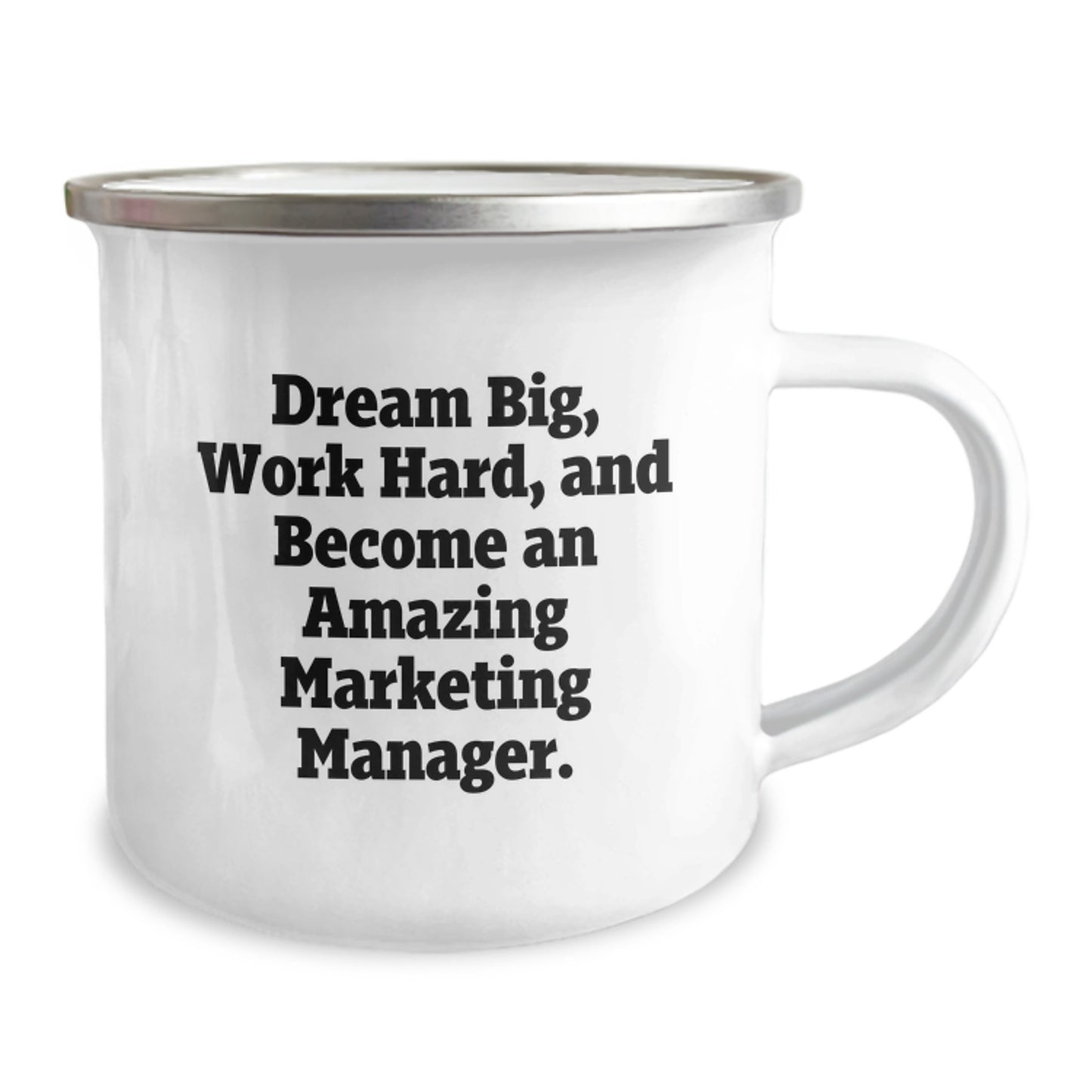 Marketing Manager Inspiration Gifts from Friends and Family, Christmas Unique Mugs, Funny Quote - 'Dream Big, Work Hard, And Become An Amazing Marketing Manager.' - Image 2
