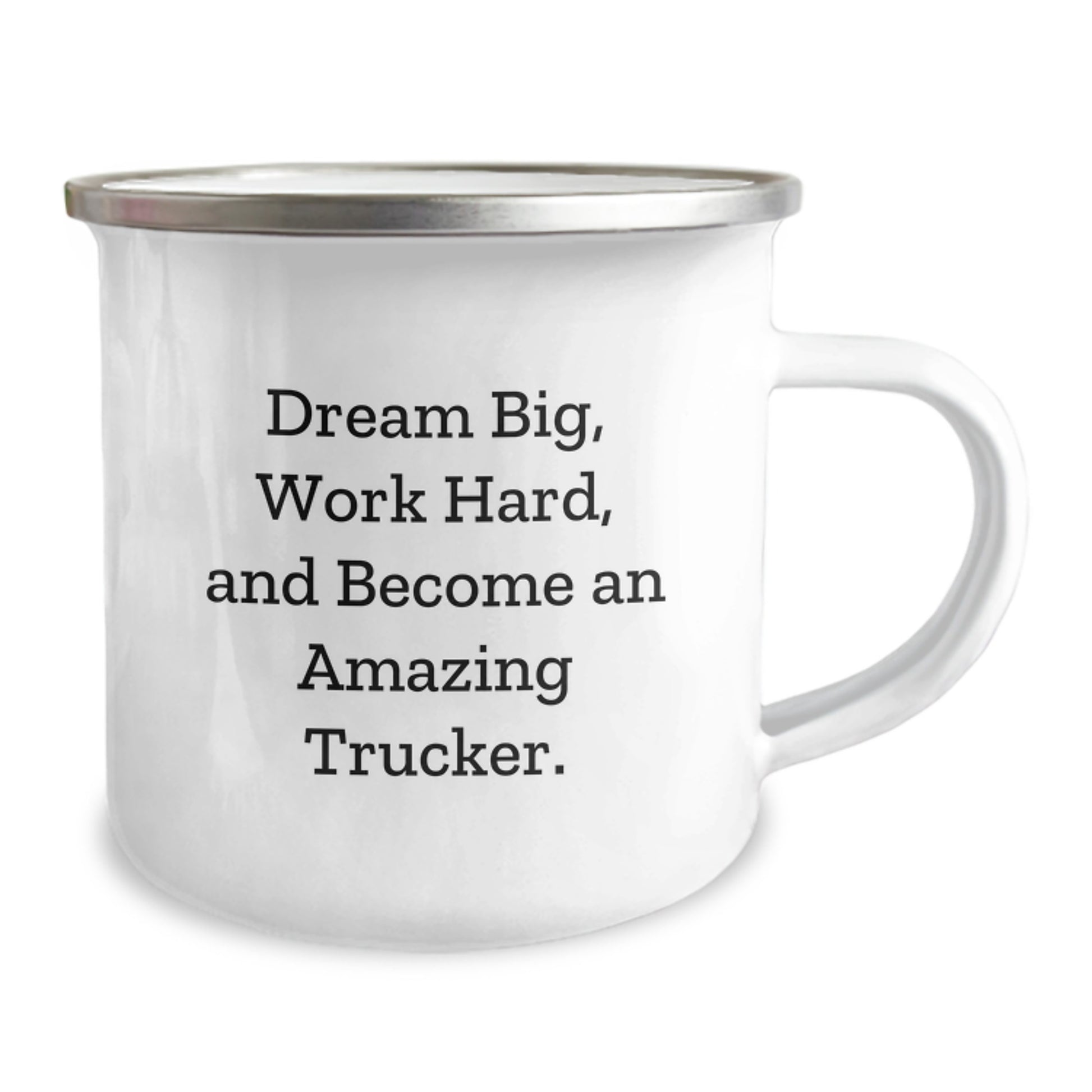Trucker Gifts from Friends, Camping Mug with Inspirational Quote - Perfect Graduation Unique Gifts for Men - Image 2