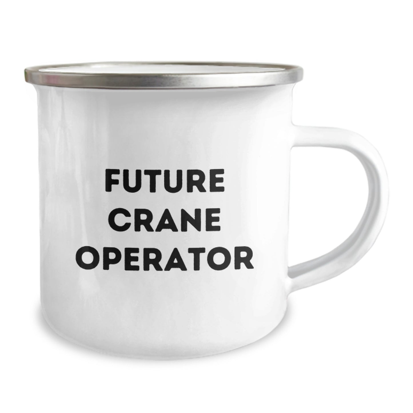 Funny Future Crane Operator Gifts from Mom - Inspirational Crane Operator Camping Mug for Graduation - Image 2