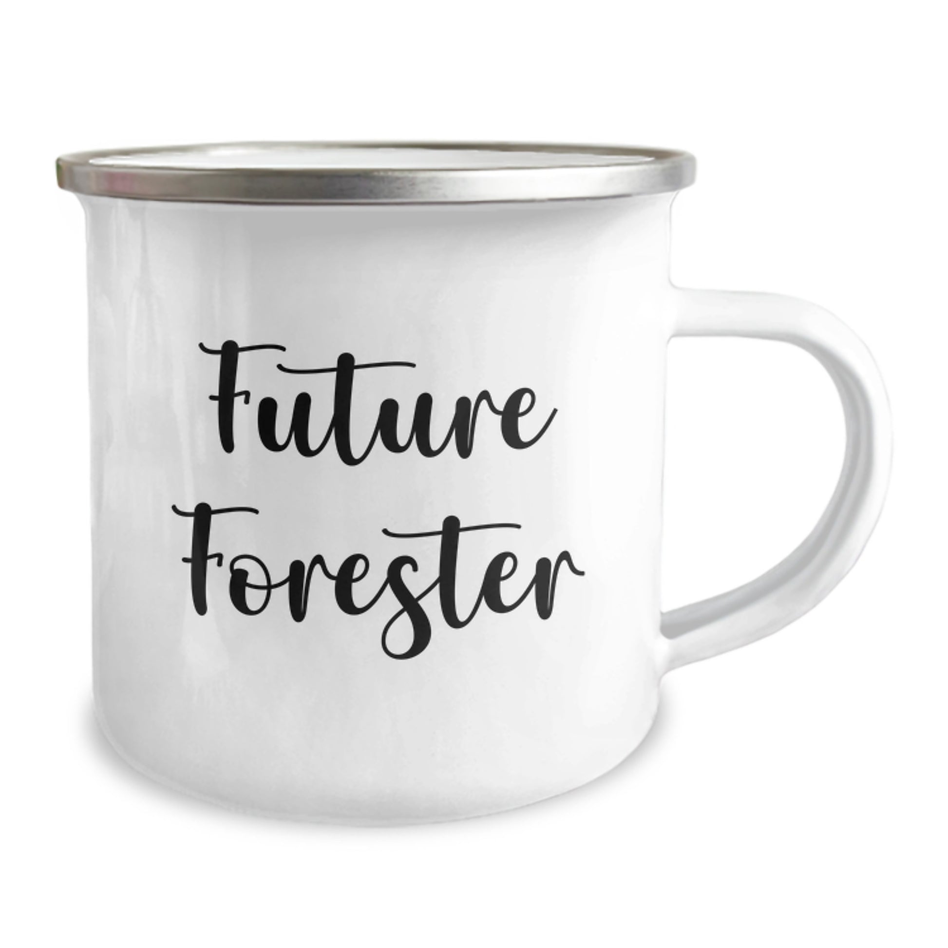 Funny Future Forester Gifts for Him or Her - Camping Mug for Forester Graduation, Stainless Steel with Enamel Finish, 12 oz, Gifts from Friends or Family - Image 2