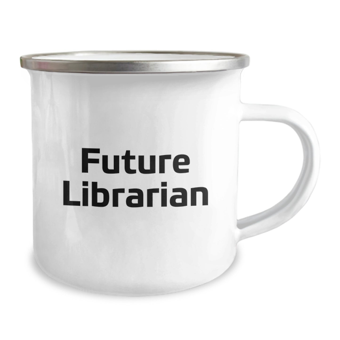 Funny Librarian Gifts for Friends, Christmas Unique Gifts from Family, Camping Mug Quote - Future Librarian, Librarian Love - Image 2