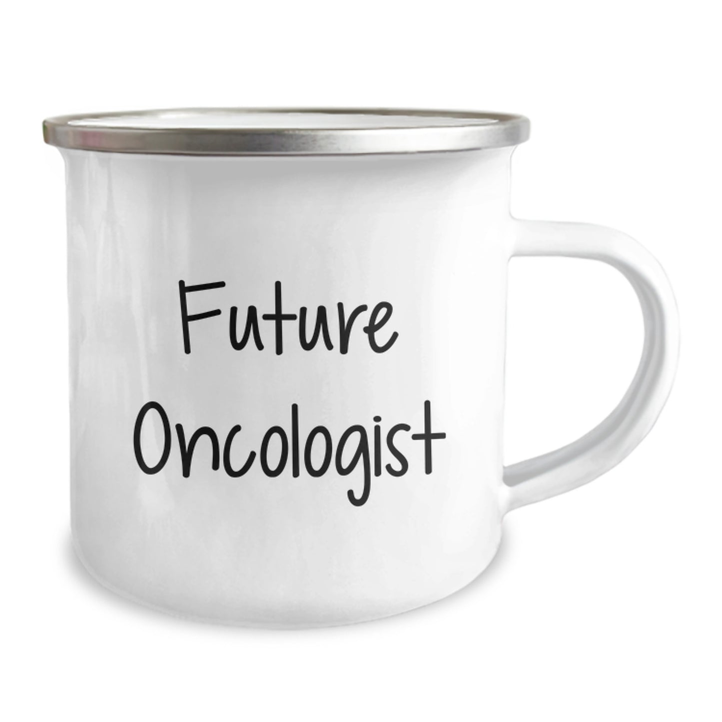 Funny Future Oncologist Gifts from Friends for Oncologist Graduation Unique Gifts, Camping Mug, 'Future Oncologist' Quote - Image 2