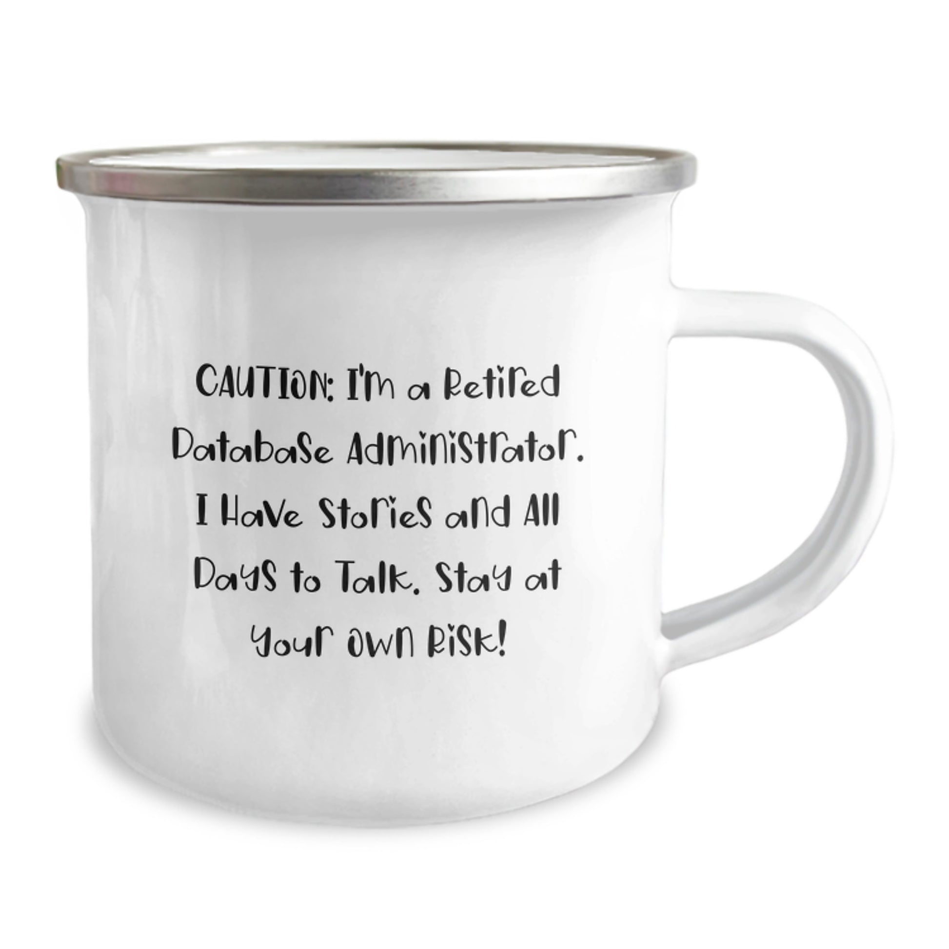 Funny Database Administrator Gifts from Men to Colleagues - Camping Mug for Christmas - Image 2