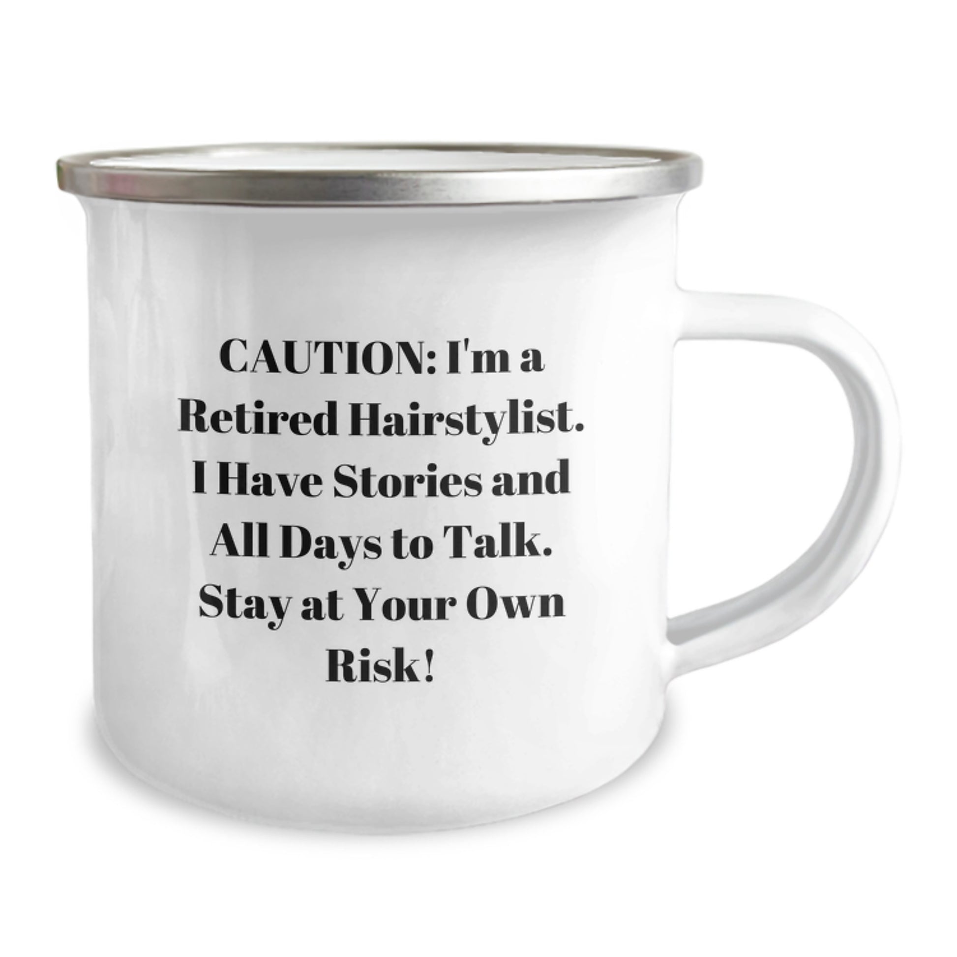 Funny Hairstylist Gifts from Friends - Christmas Unique Camping Mug for Hairstylists - Image 2