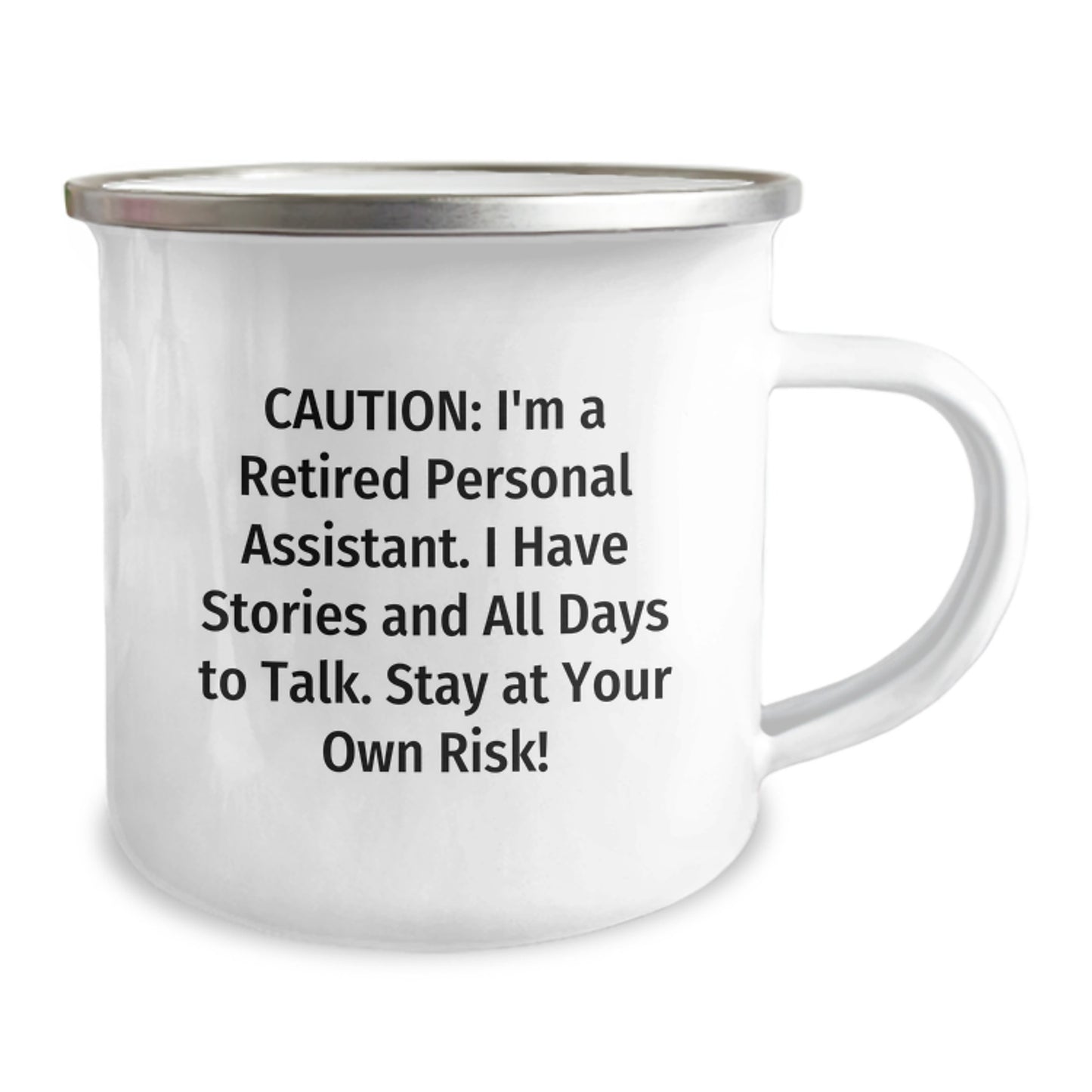 Funny Personal Assistant Gifts, Cute Camping Mug for Christmas, Retired Personal Assistant Story - Image 2