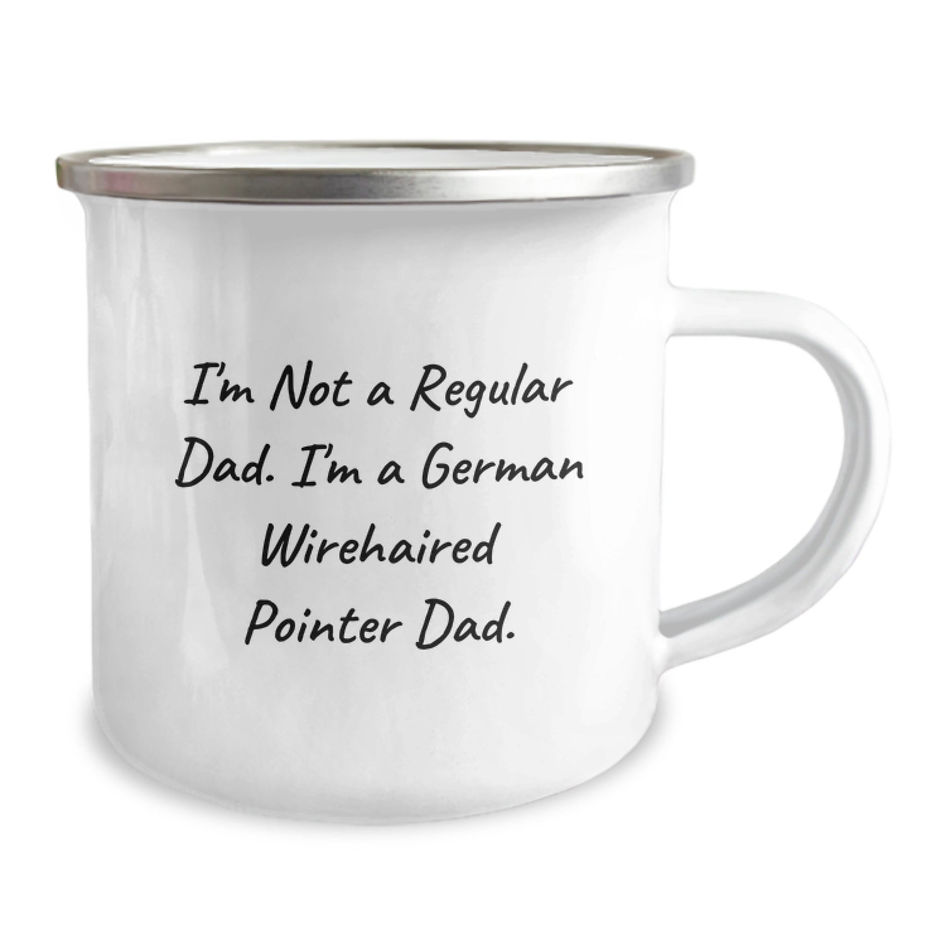 German Wirehaired Pointer Dad Gifts Funny Camping Mug for Men from Mom, Graduation Unique Treasures - Image 2