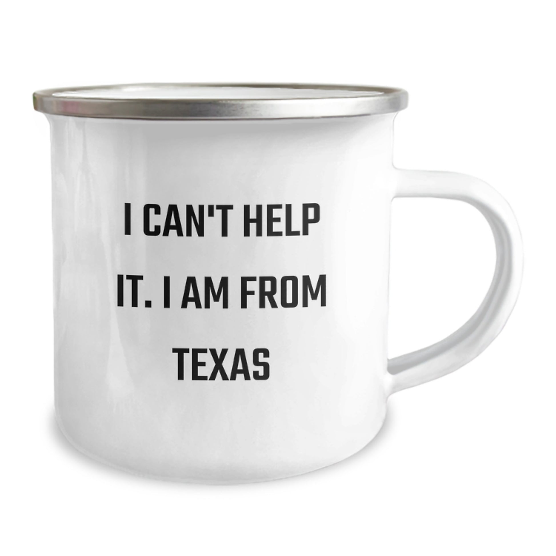 Texas Proud Camping Mug, Funny Quote 'I Can't Help It. I Am From Texas', Unique Gifts for Men, Women, Friends, Coworkers, Family, Graduation Unique Gifts from Texas - Image 2
