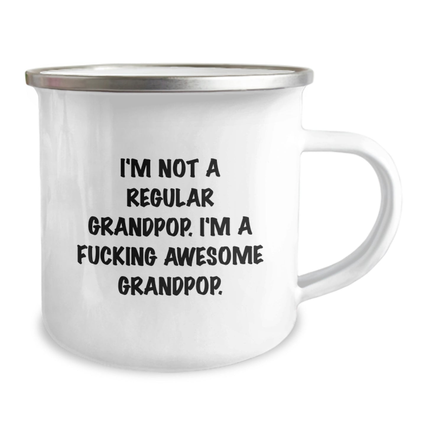 Funny Grandpop Gifts for Men, Christmas Unique Presents from Family, Awesome Camping Mug with Unique Quote - Image 2