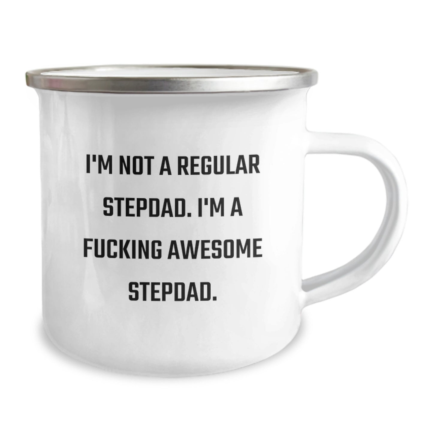 Funny Stepdad Gifts for Men, I'm Not A Regular Stepdad. I'm A F--king Awesome Stepdad. Camping Mug - Unique Christmas Unique Gifts from Dad to Stepdad - Image 2