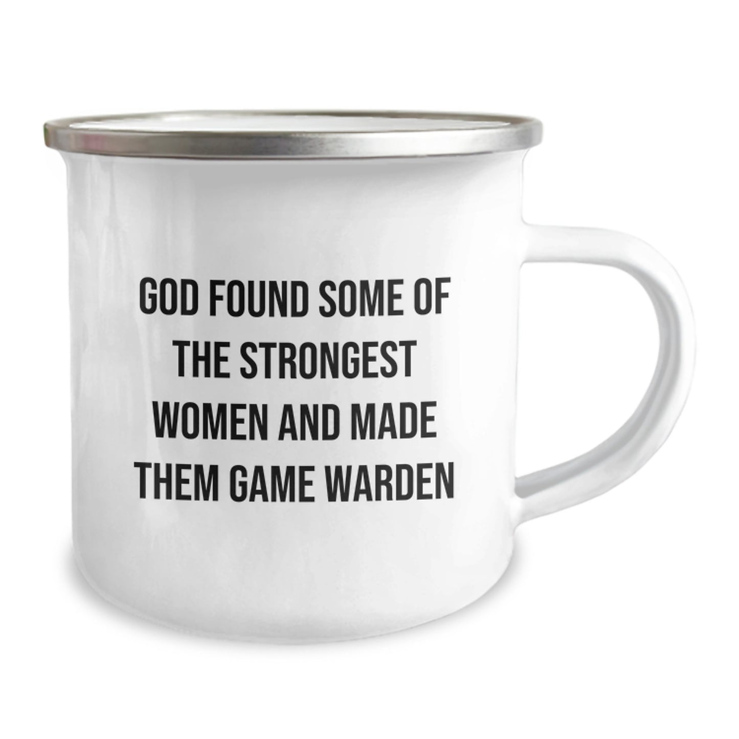 Funny Game Warden Gifts for Him, Christmas Unique Ideas for Game Wardens, Camping Mug 'God Found Some Of The Strongest Women And Made Them Game Warden' - Image 2