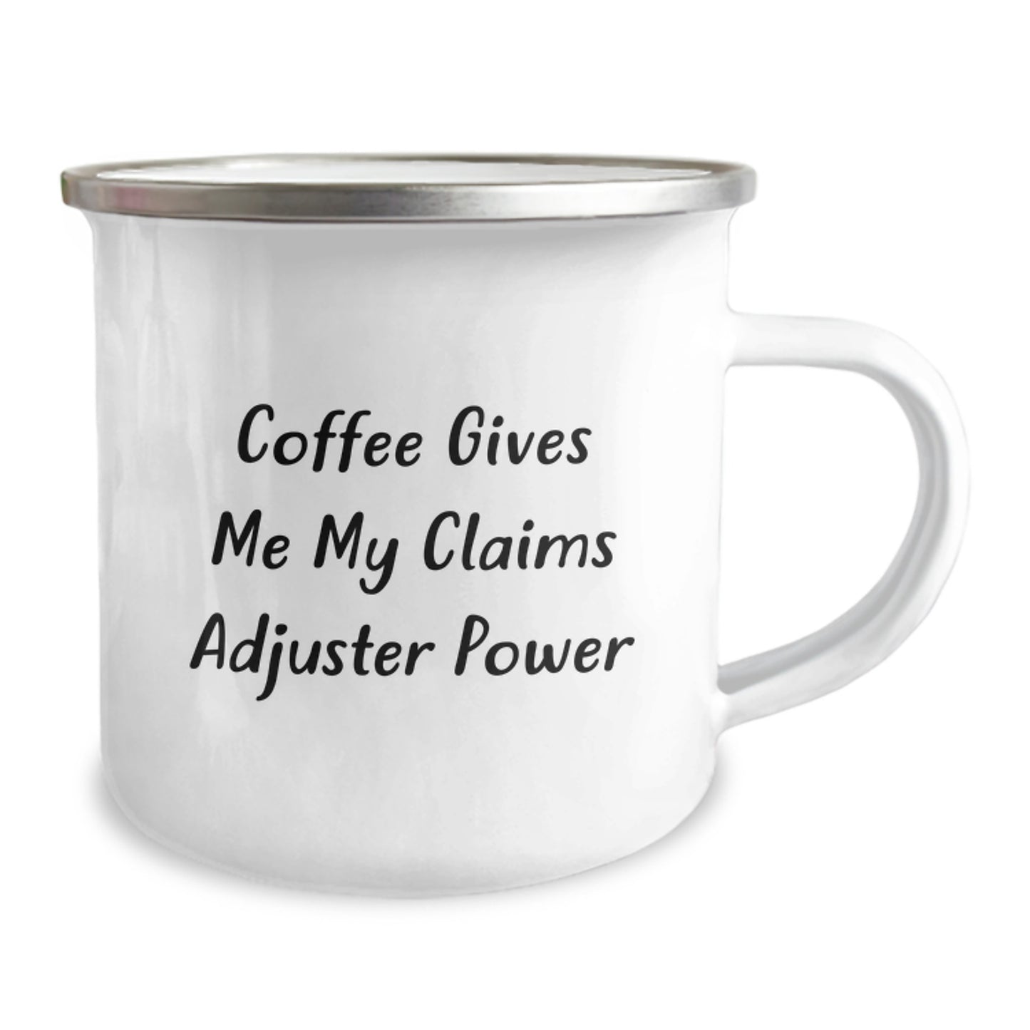 Funny Claims Adjuster Gifts for Men - 'Coffee Gives Me My Claims Adjuster Power' Christmas Unique Mugs for Coworkers - Image 2