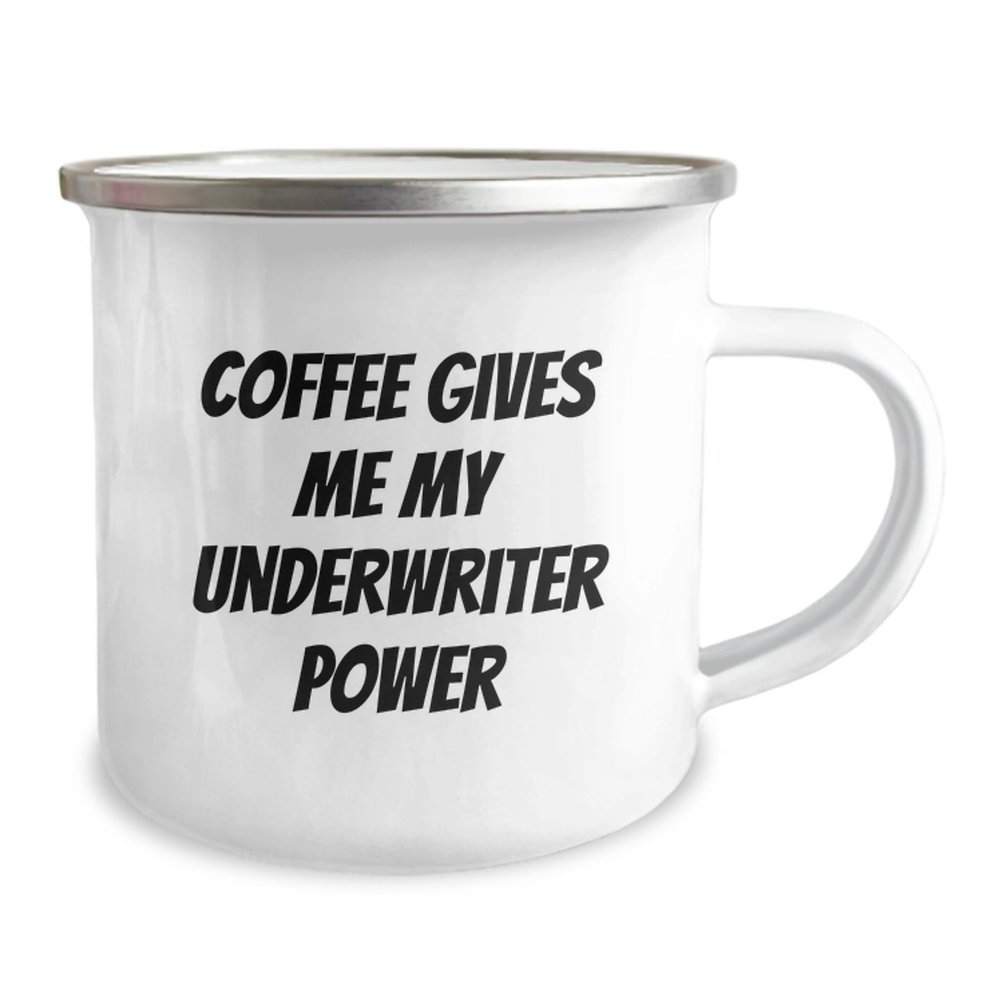 Underwriter Power Mug, Funny Quote Gifts for Underwriter Men Friends, Graduation Unique Gifts from Family - Image 2