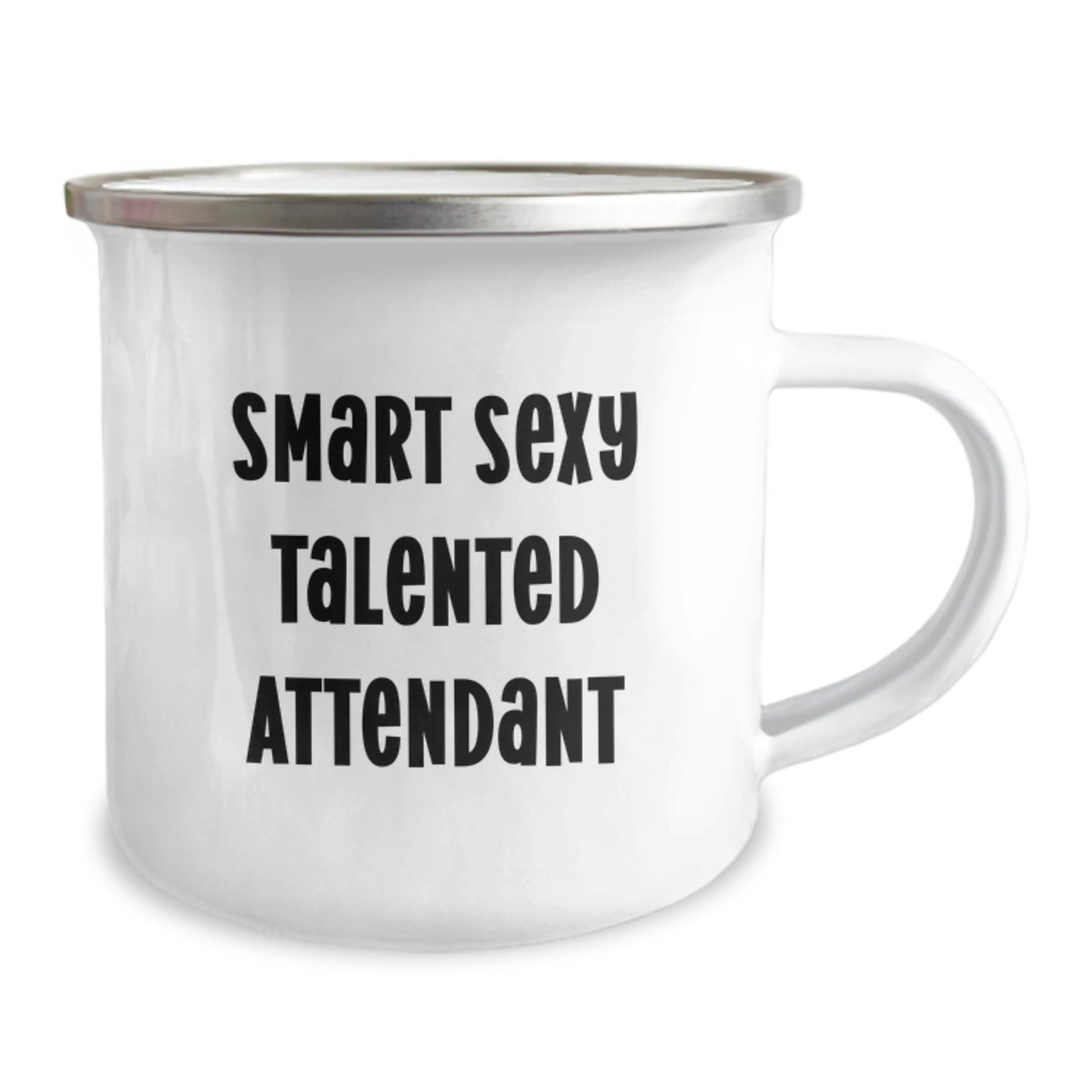 Funny Attendant Gifts from Friends, Smart Sexy Talented Attendant Christmas Unique Gifts, Funny Camping Mug for Attendant - Image 2