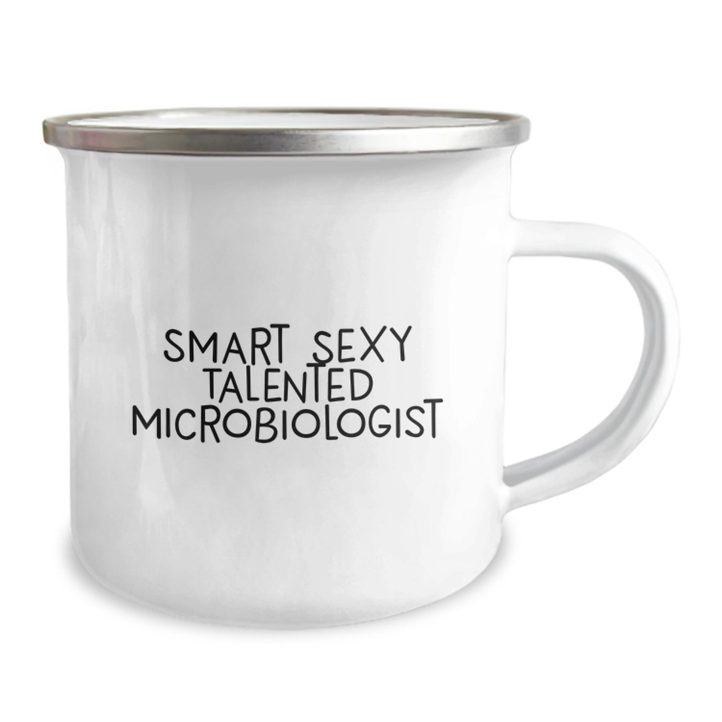 Smart Sexy Talented Microbiologist Birthday Unique Gift for Friends from, Funny Microbiologist Quotes on Camping Mug, Gifts from Friends for Microbiologist, Birthday Unique Gifts for Microbiologist - Image 2